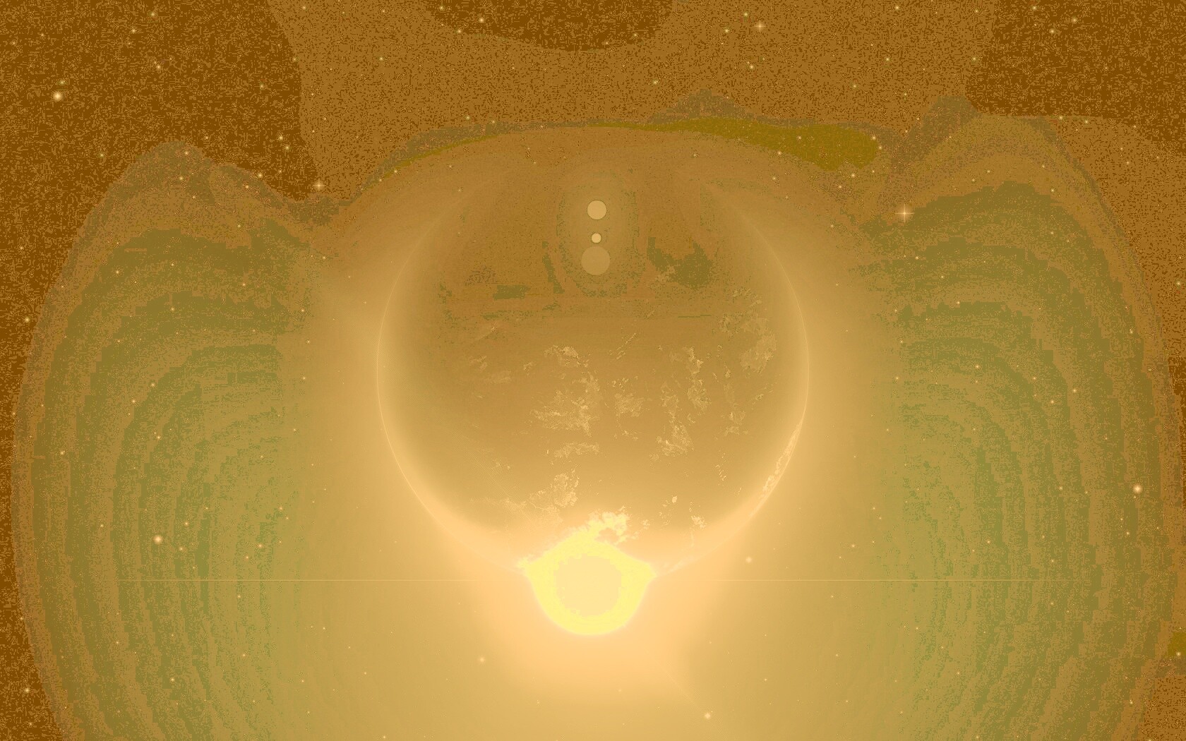 Восход виден из космоса обои