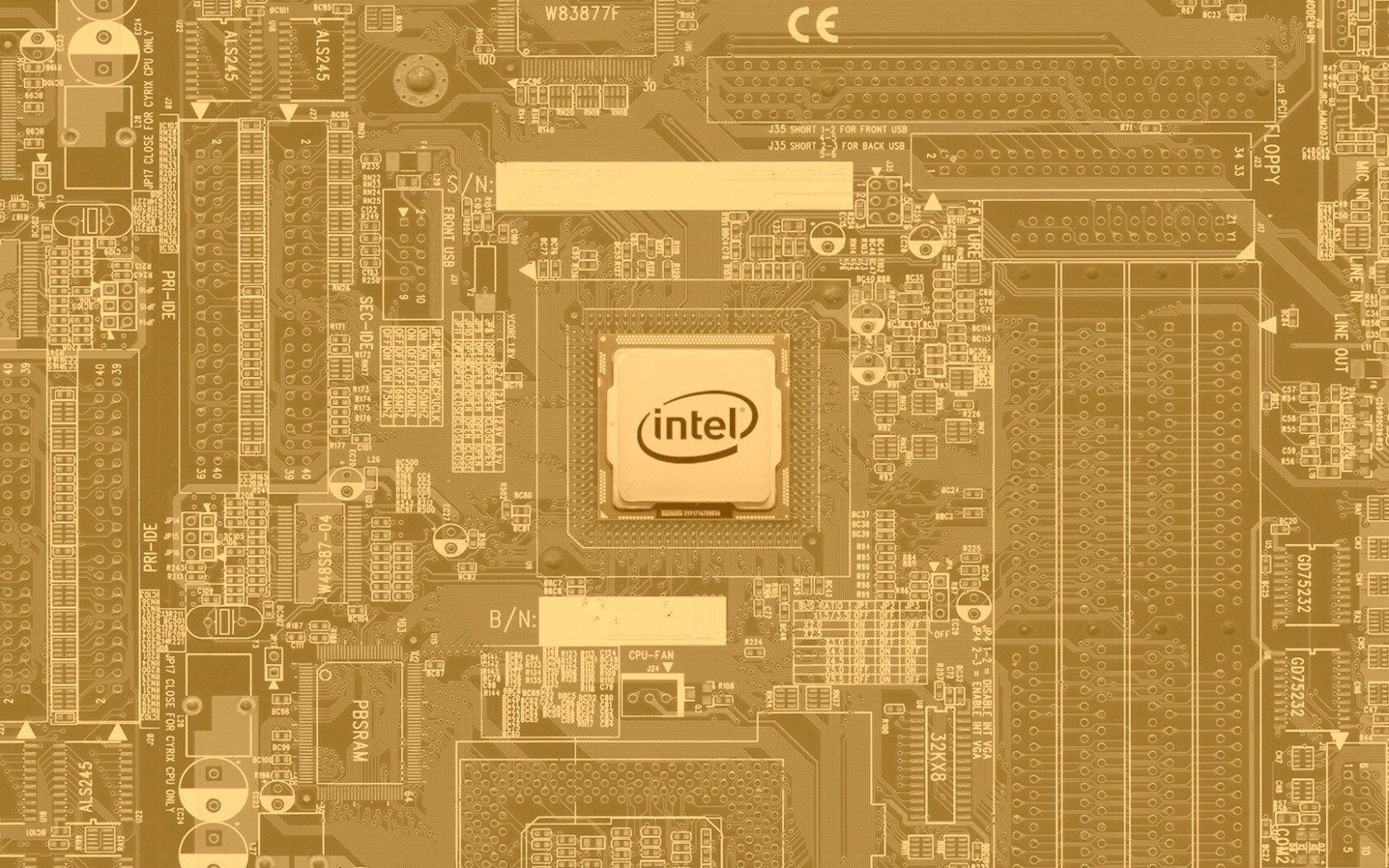 Процессор от Intel обои