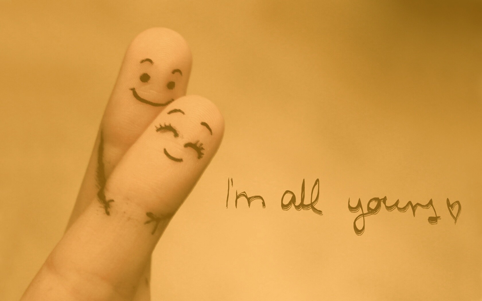 I"m all yours! обои