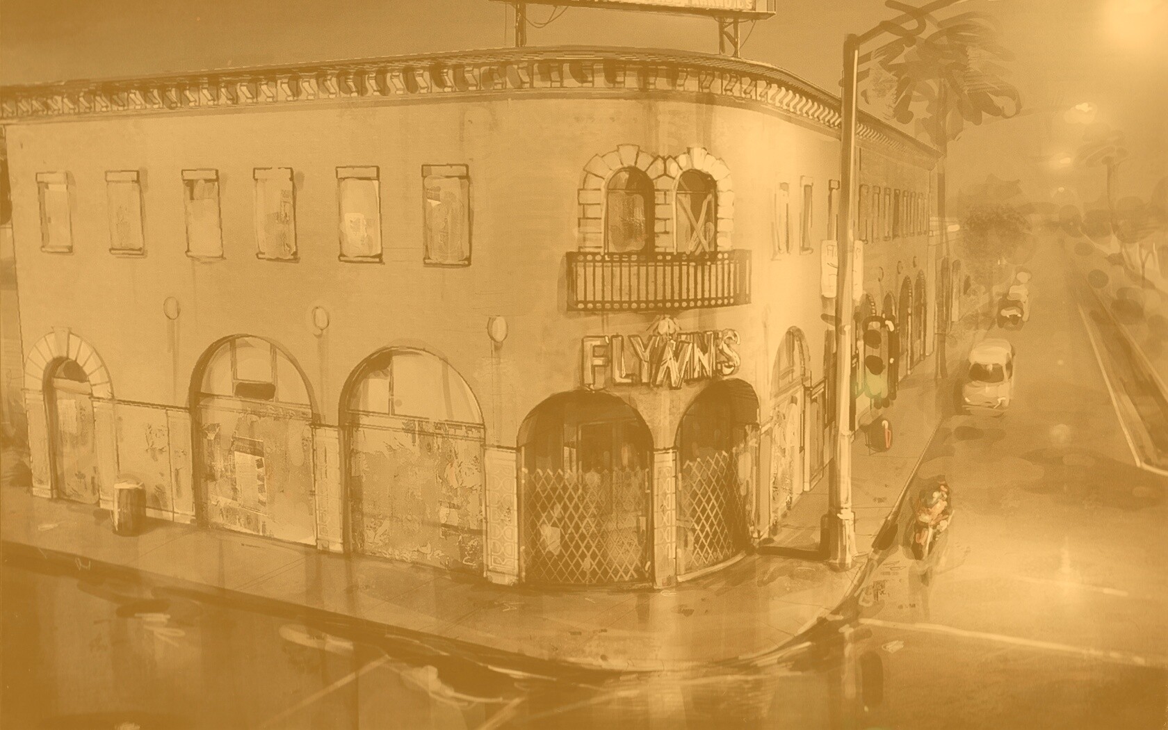 Зал игровых автоматов Флина обои