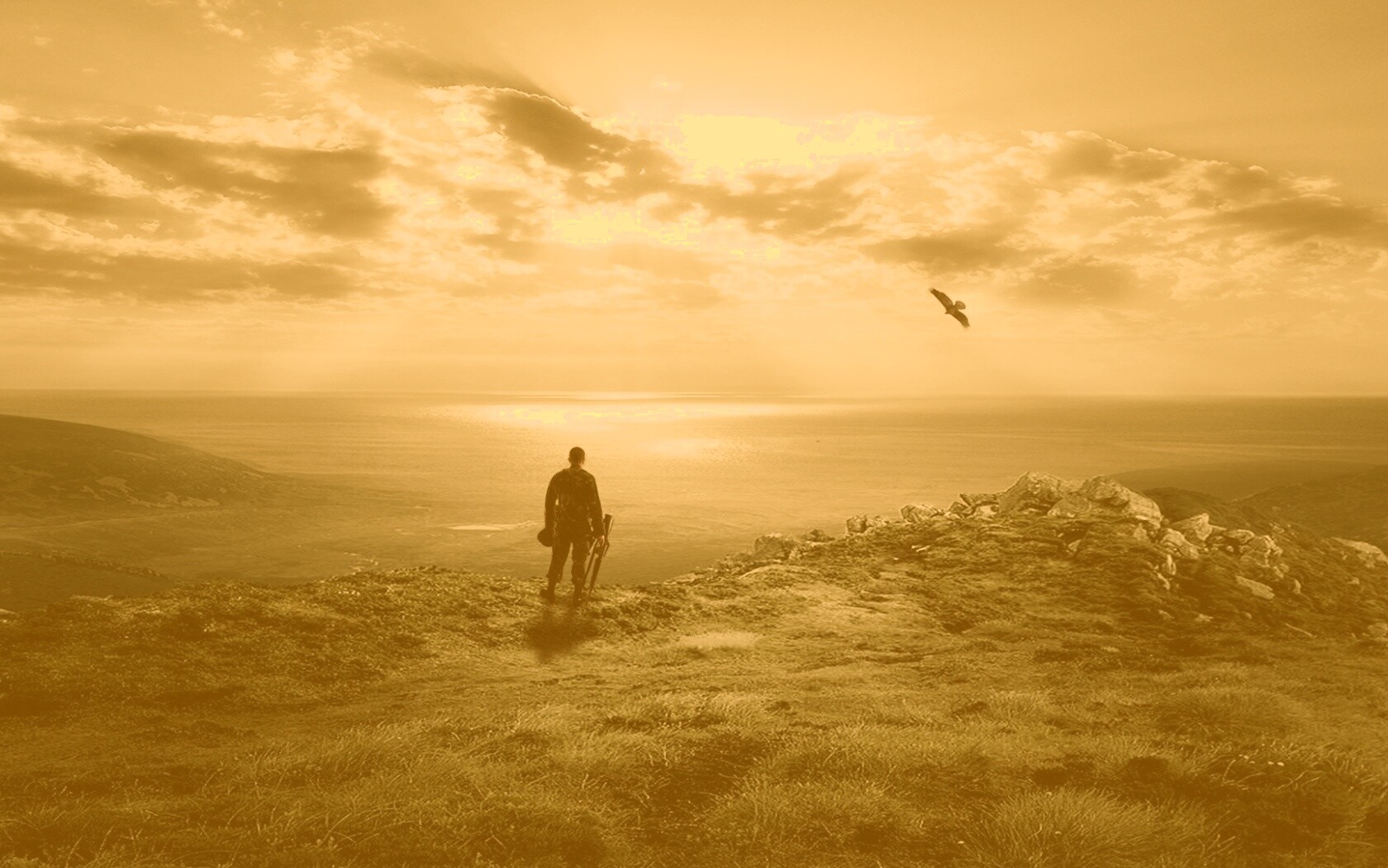 Солдат на краю света обои