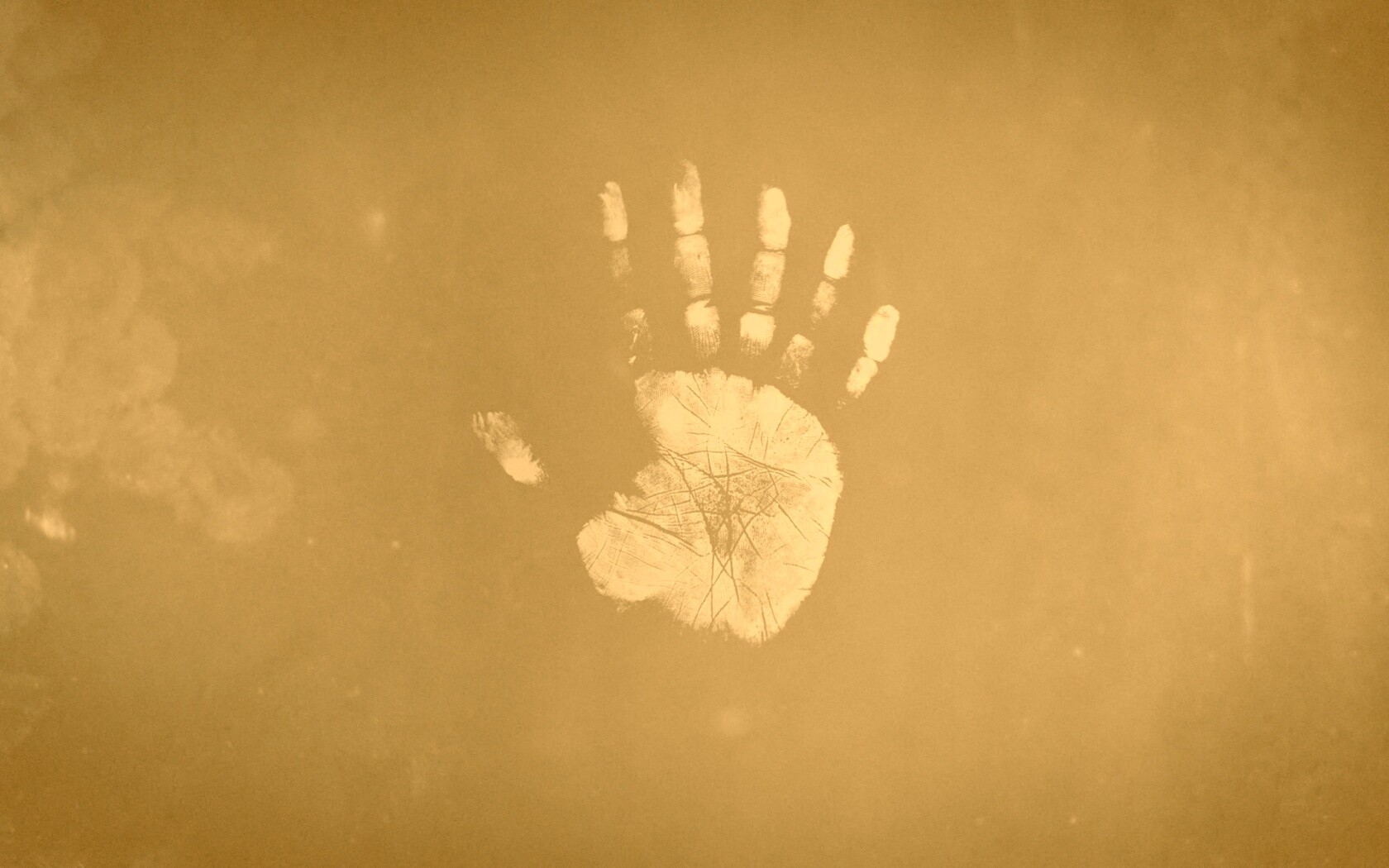 Необычный отпечаток руки обои