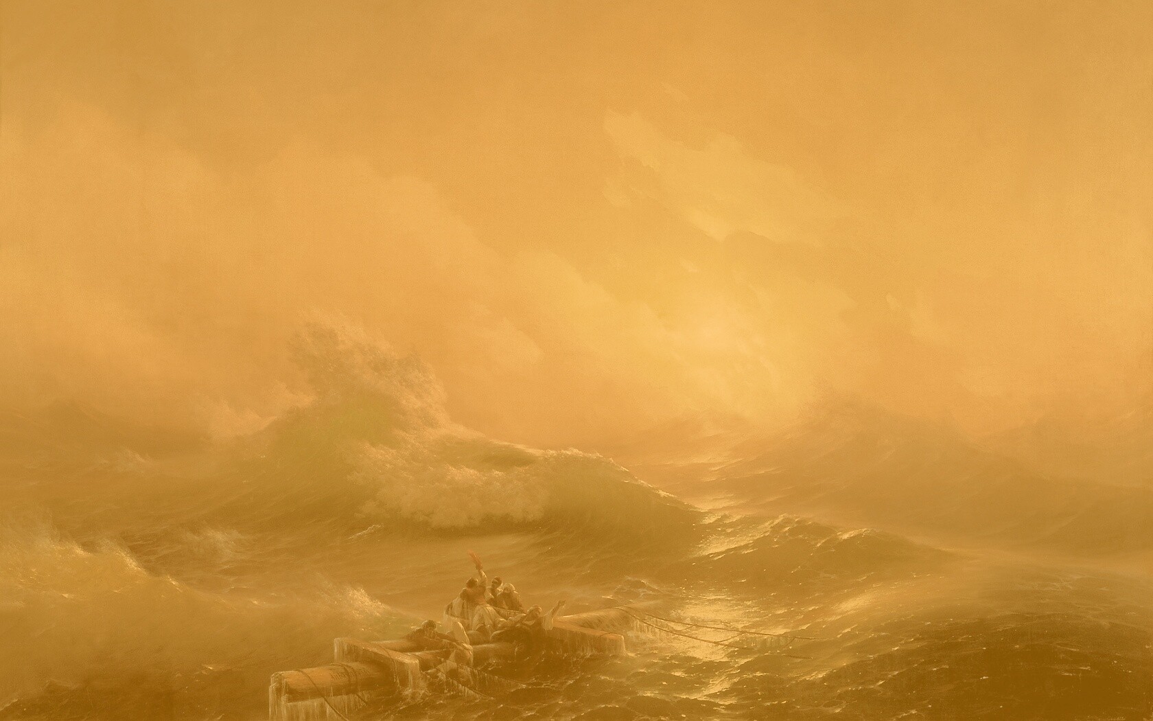 Айвазовский: Девятый вал обои