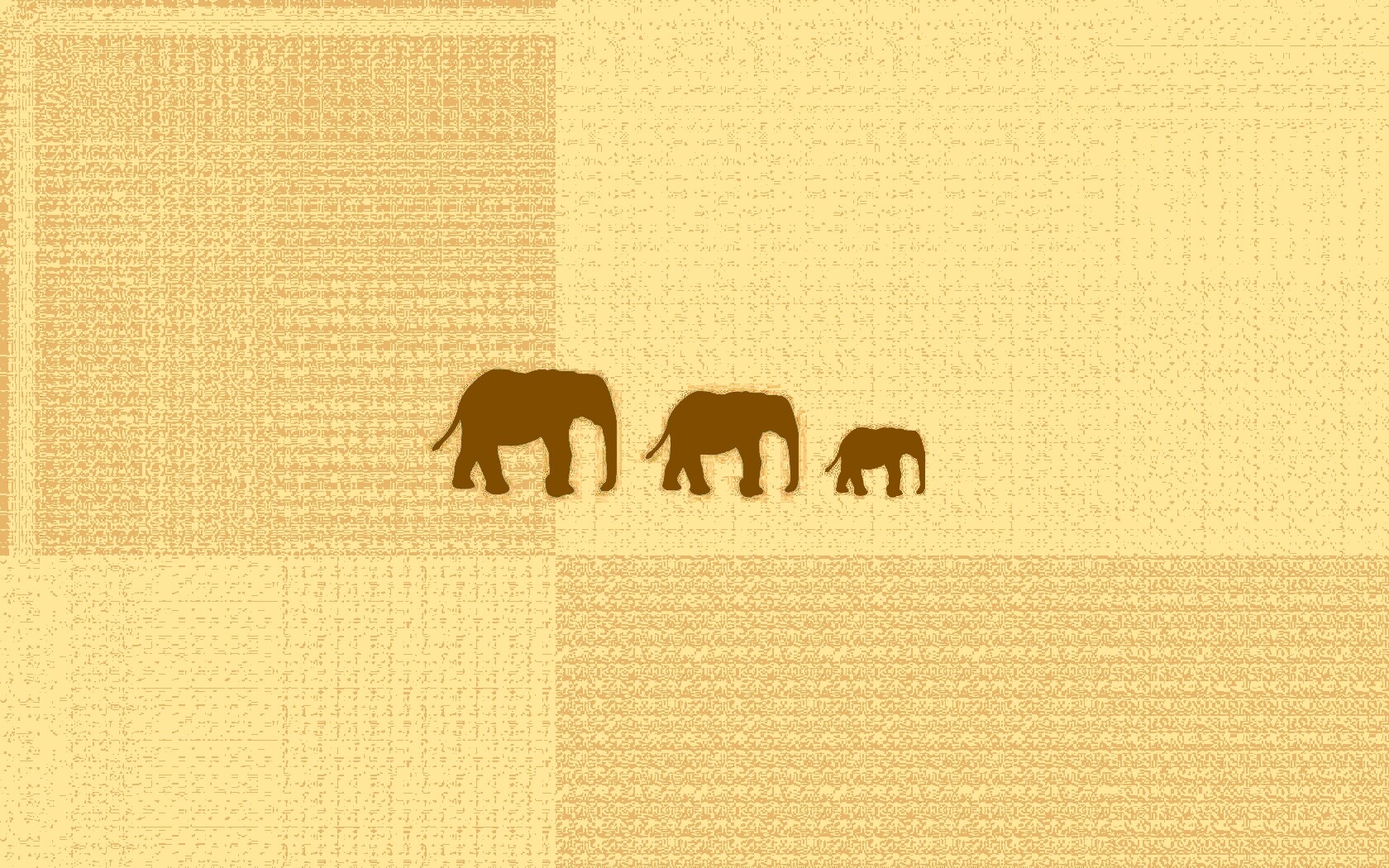 Вереница слонов обои