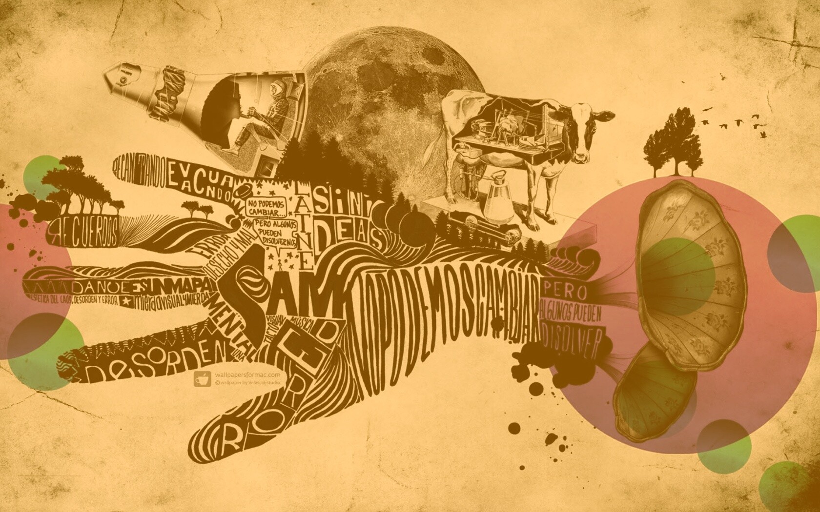 Абстрактные обои для Apple обои