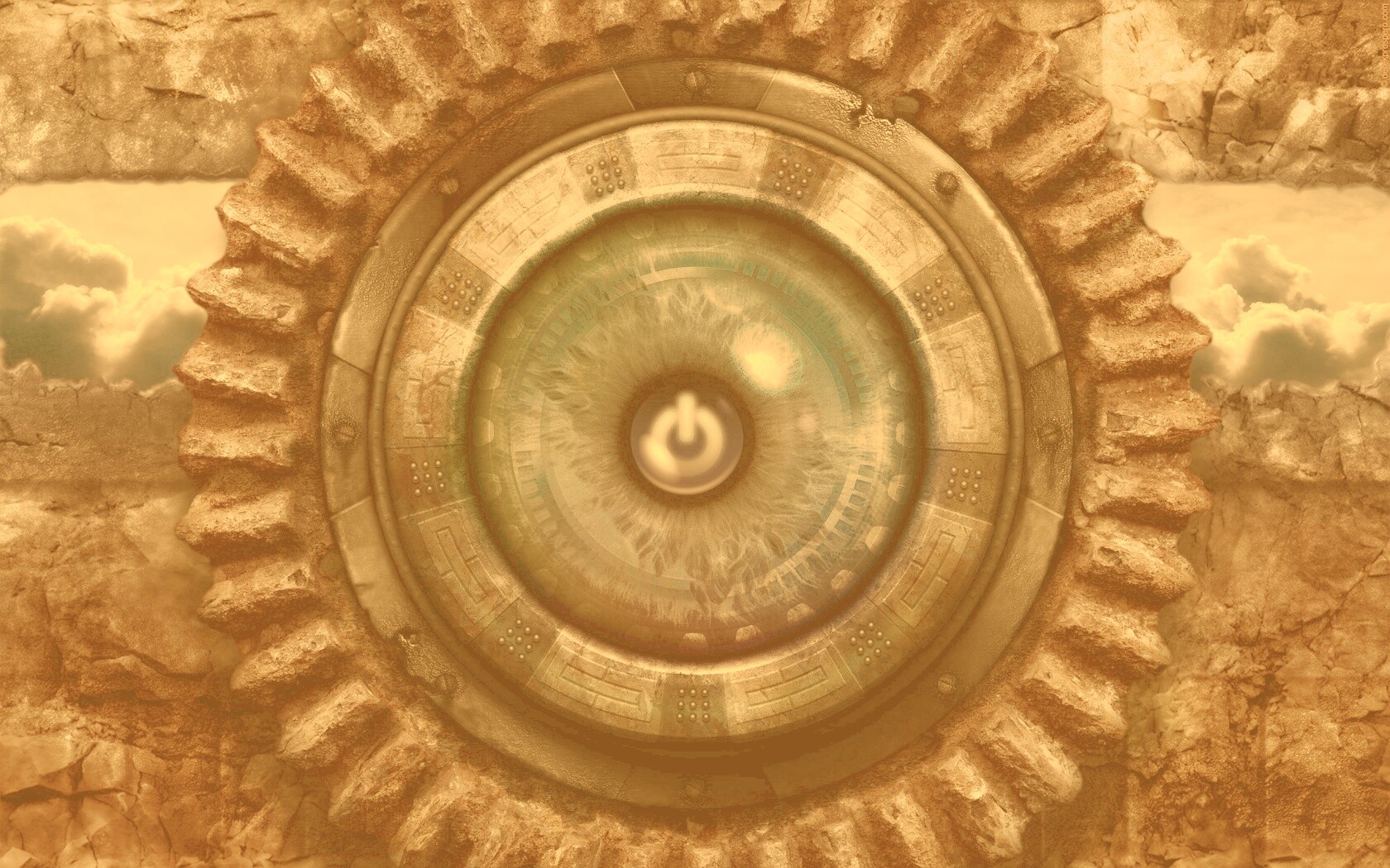 Фэнтезийная кнопка выключения обои