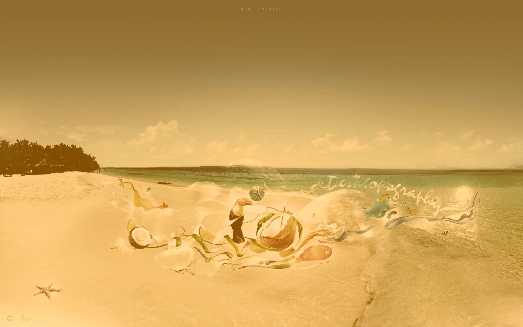 Коктейльный пик обои