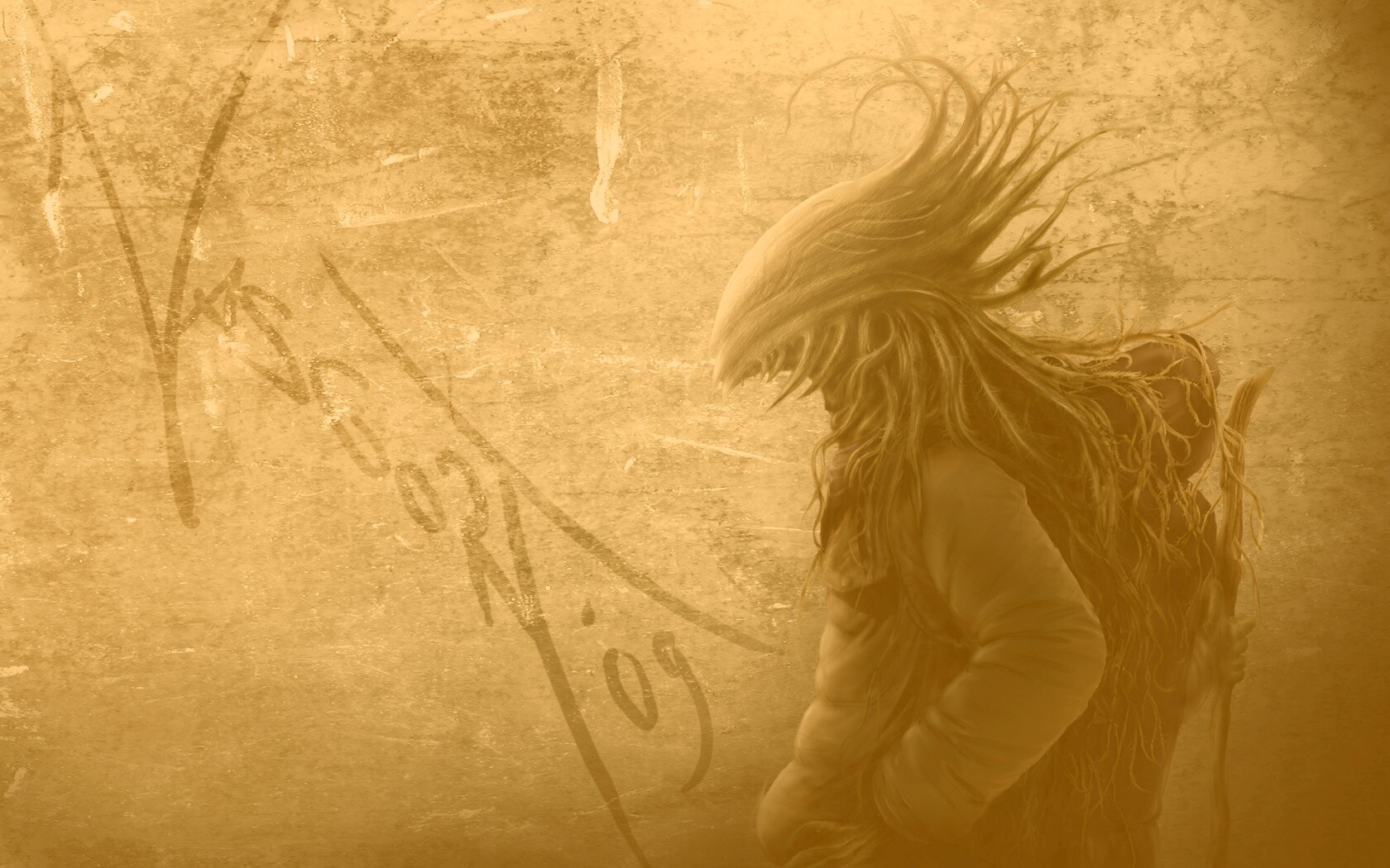 Современный монстр обои