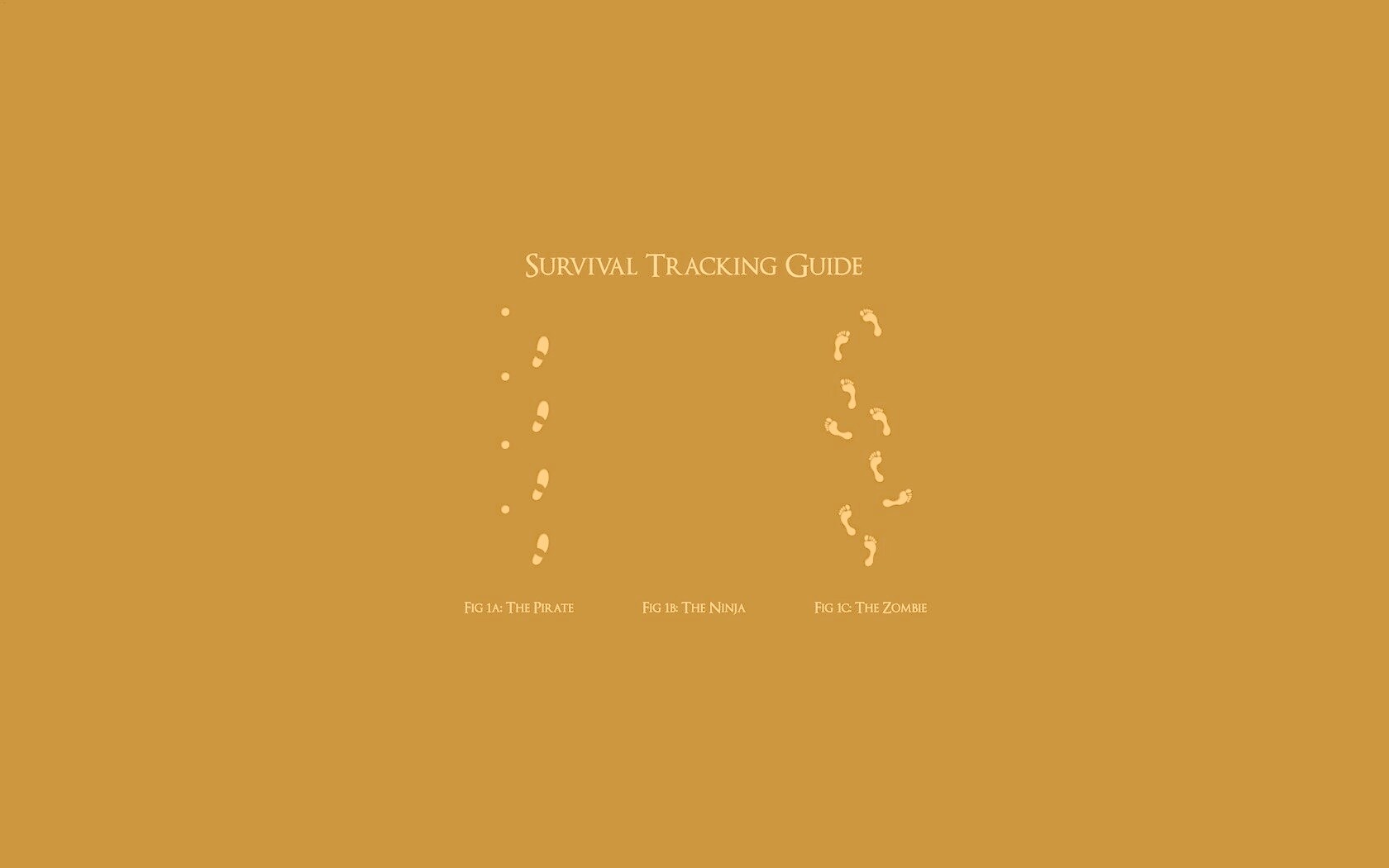 Следы: Пират, Ниндзя, Зомби обои