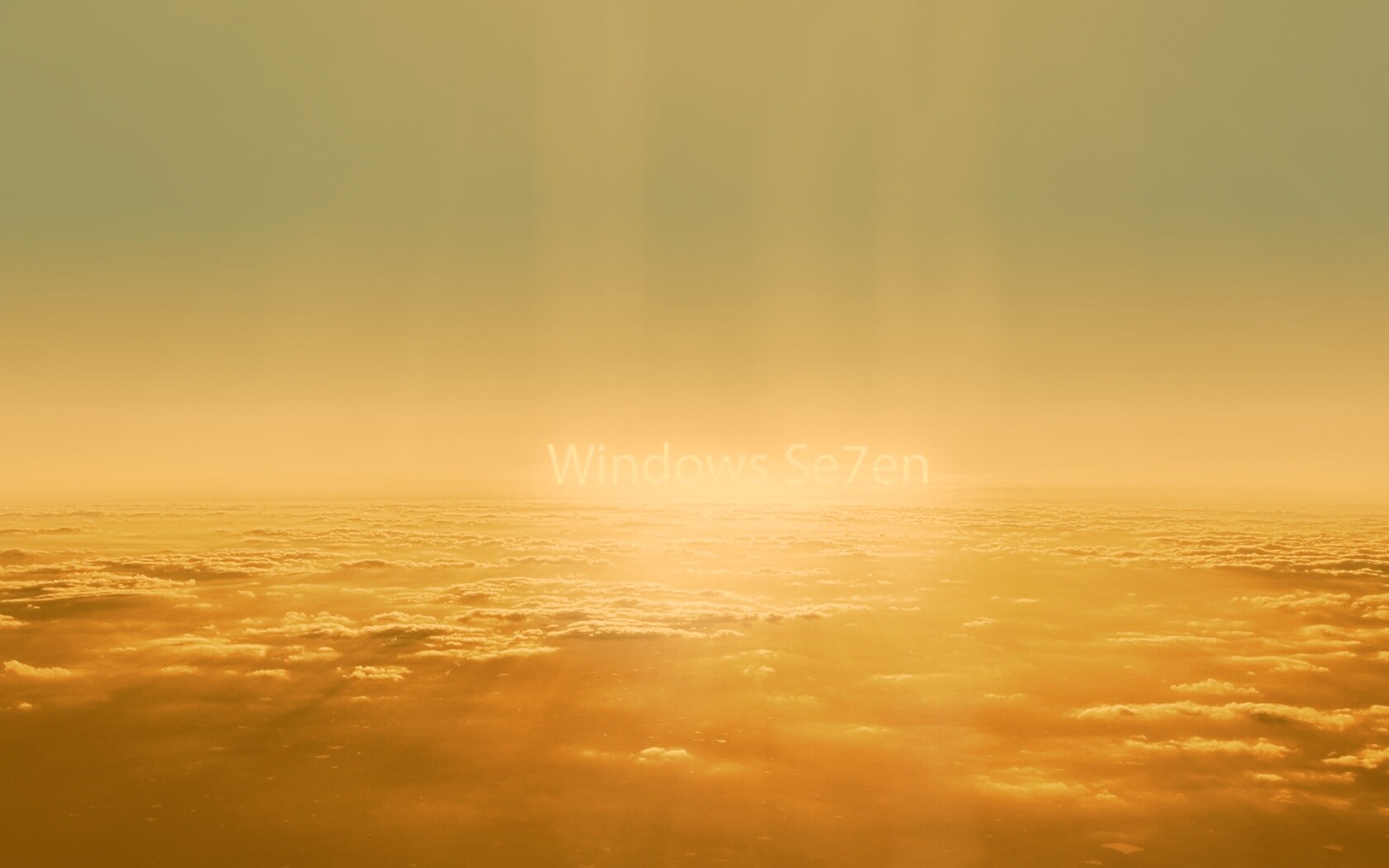 Восход над облаками обои