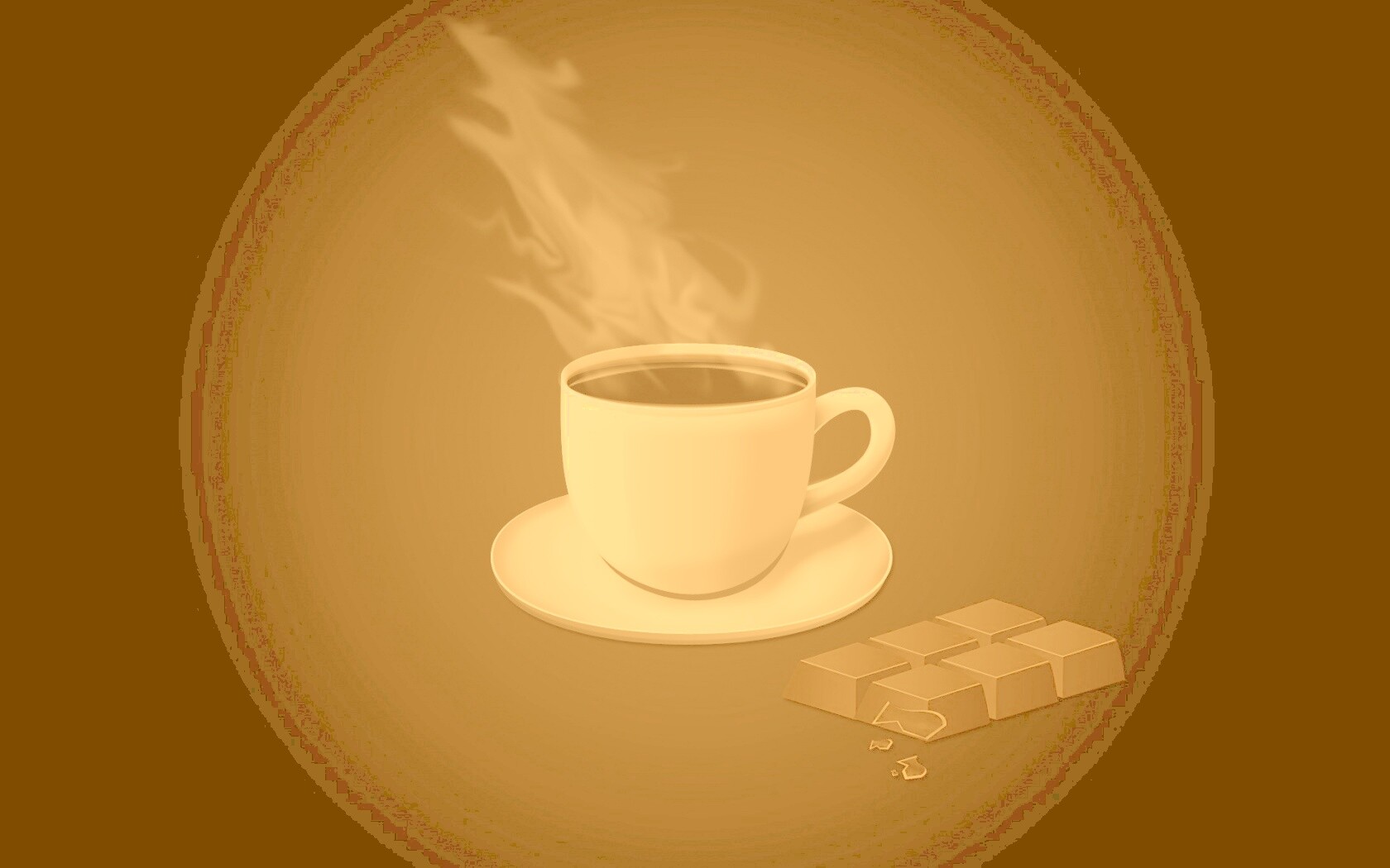 Горячий шоколад обои