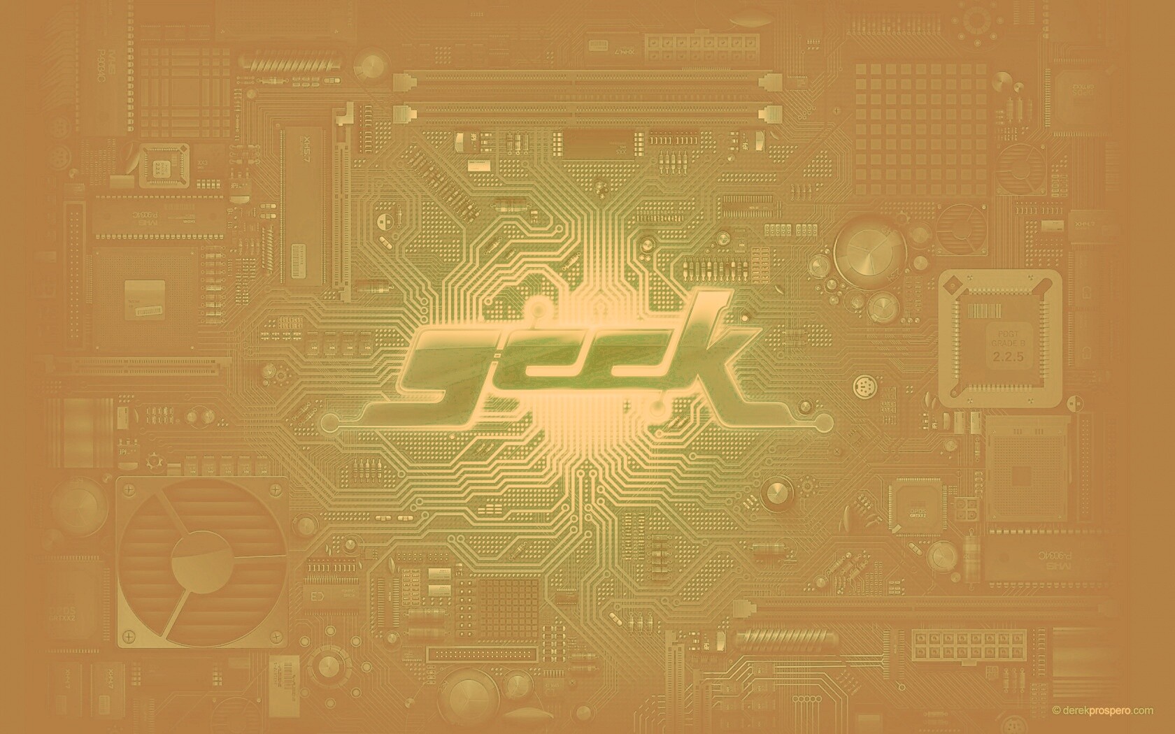 Печатная плата Geek обои