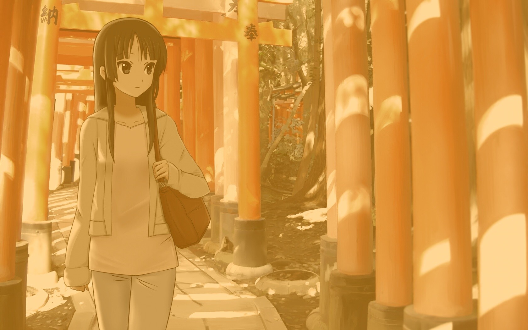 Акияма Мио обои