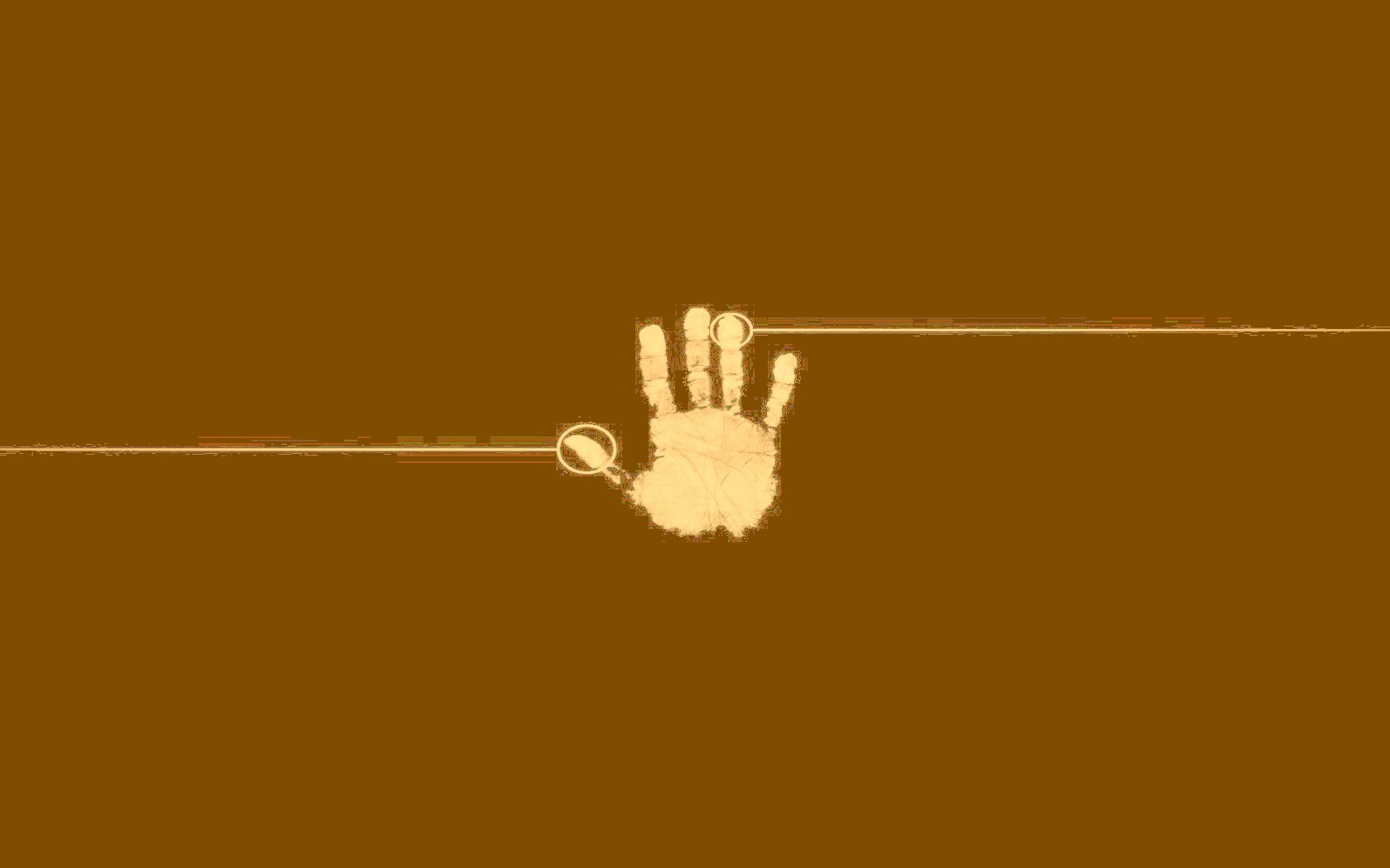 Отпечаток руки обои