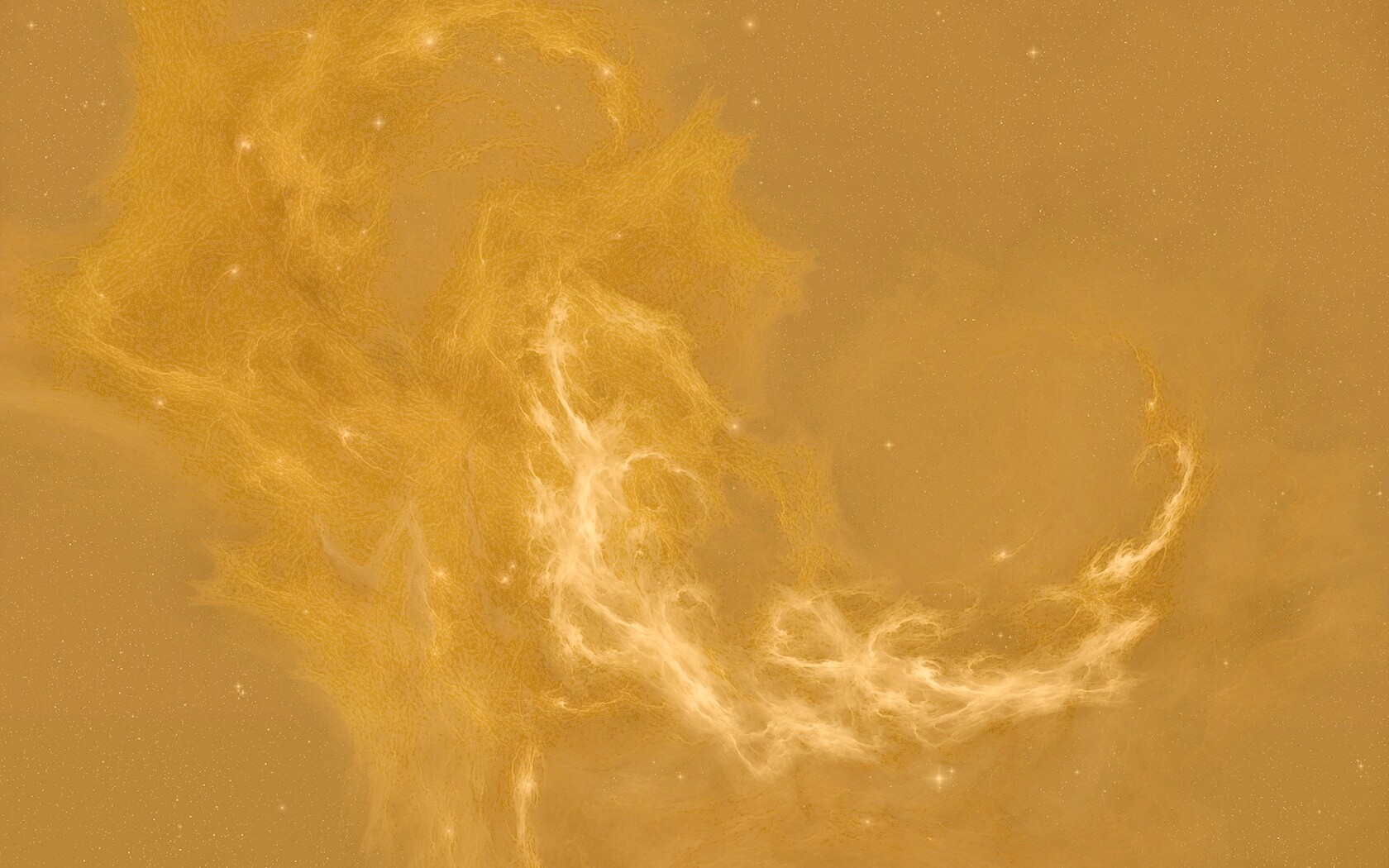 Яркая космическая туманность обои