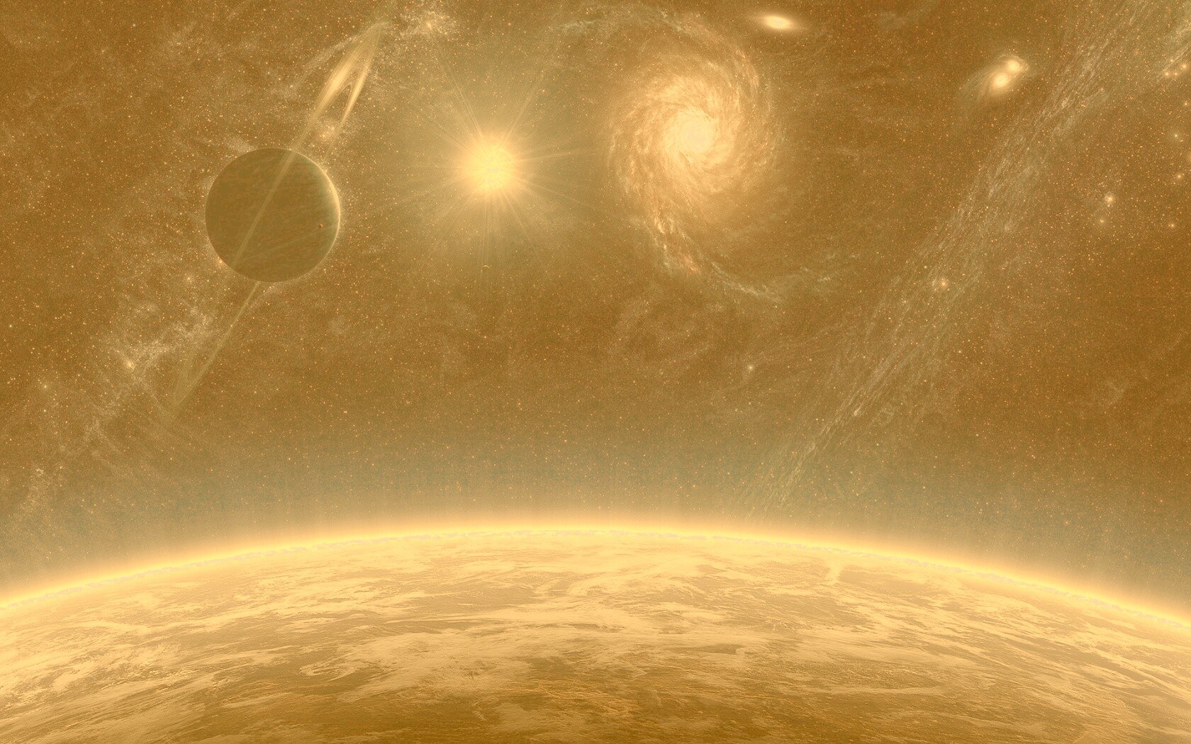 Бесконечный черный космос обои