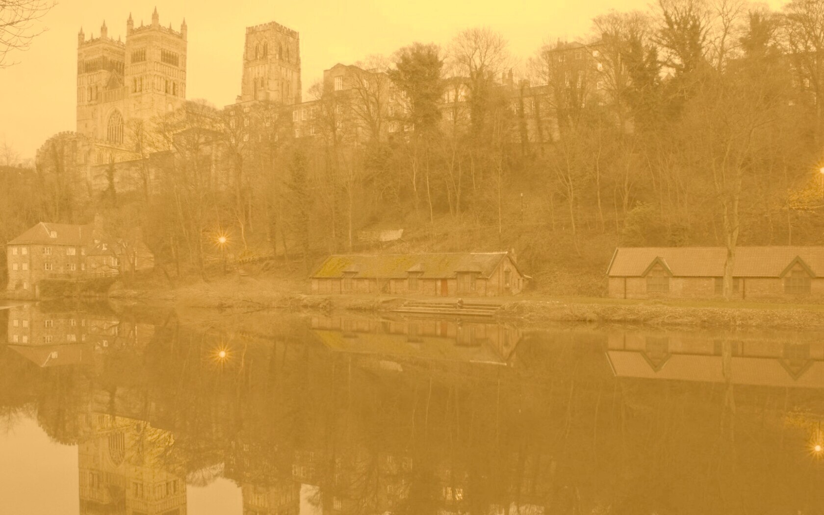 Даремский замок весной обои