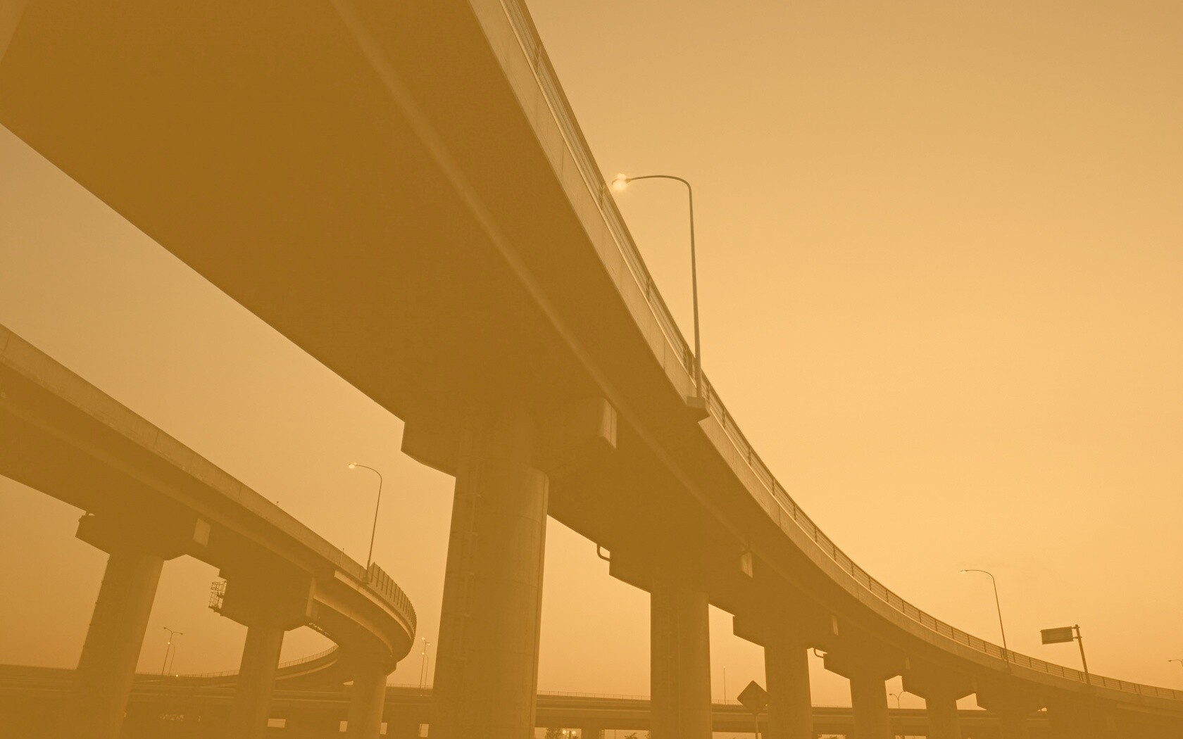 Дорожная развязка обои