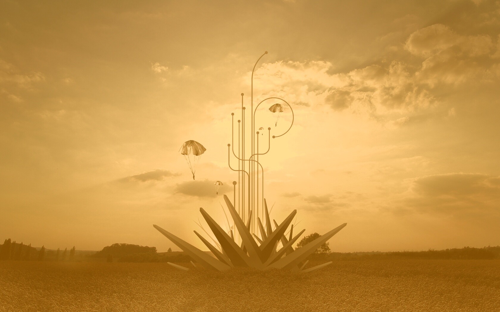 Абстрактный взрыв в настоящем мире обои