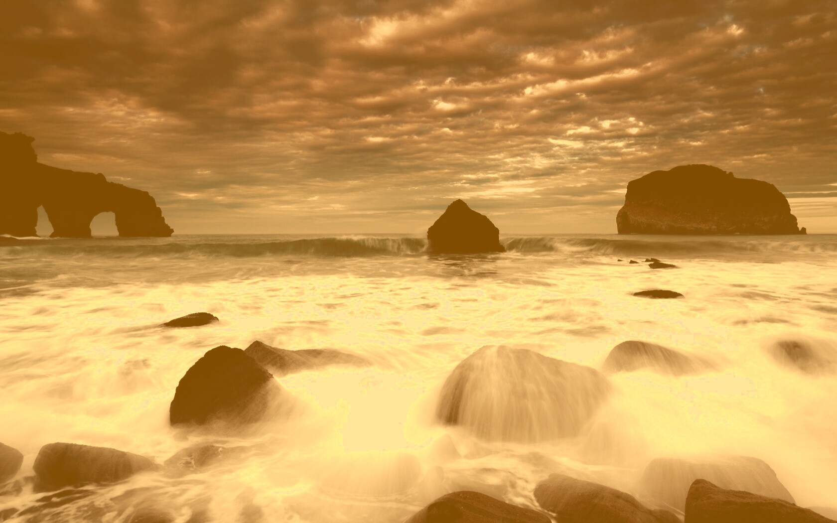 Волнующееся море обои