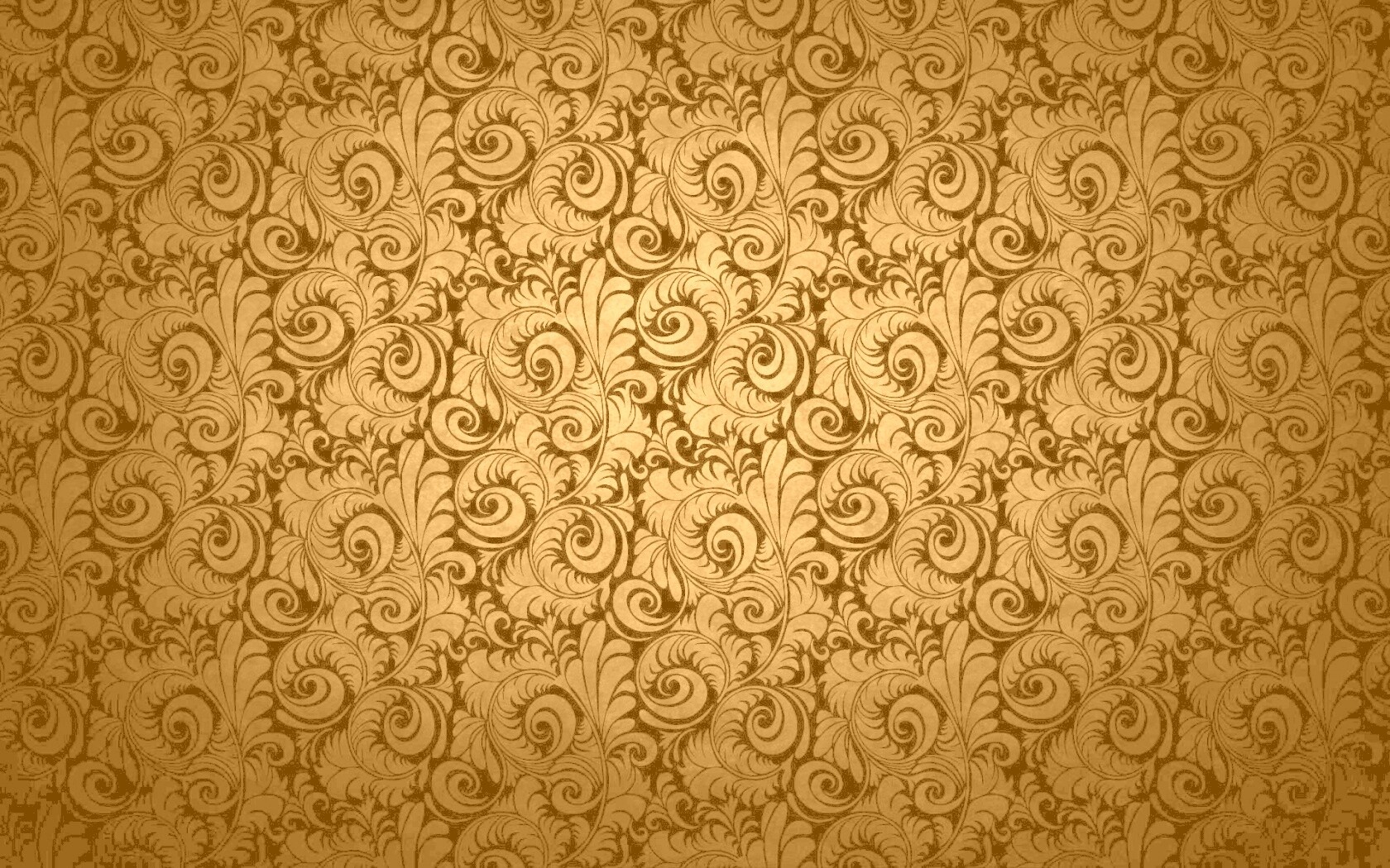 Черный фон с узорами и завитками обои