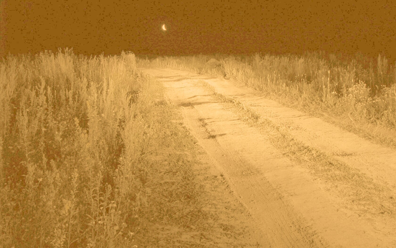 Ночная дорога обои