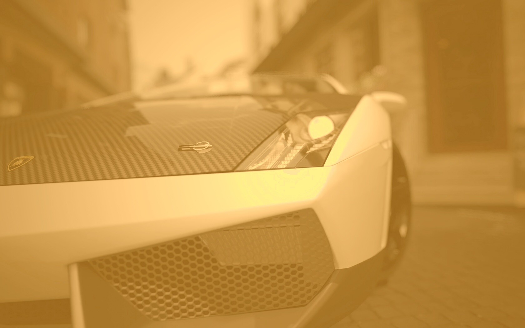 Lamborghini с карбоновым багажником обои