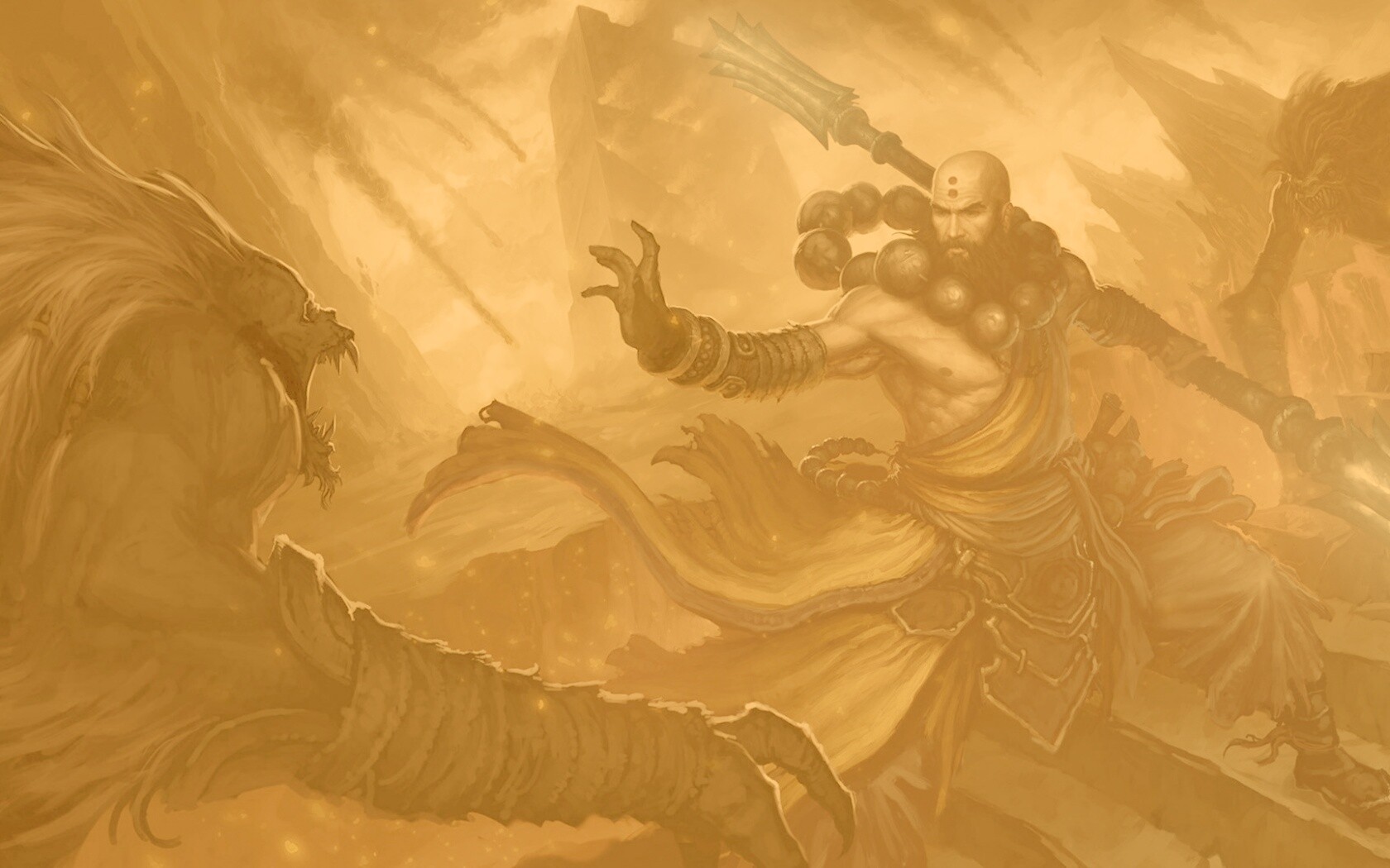 Монах из Diablo 3 обои