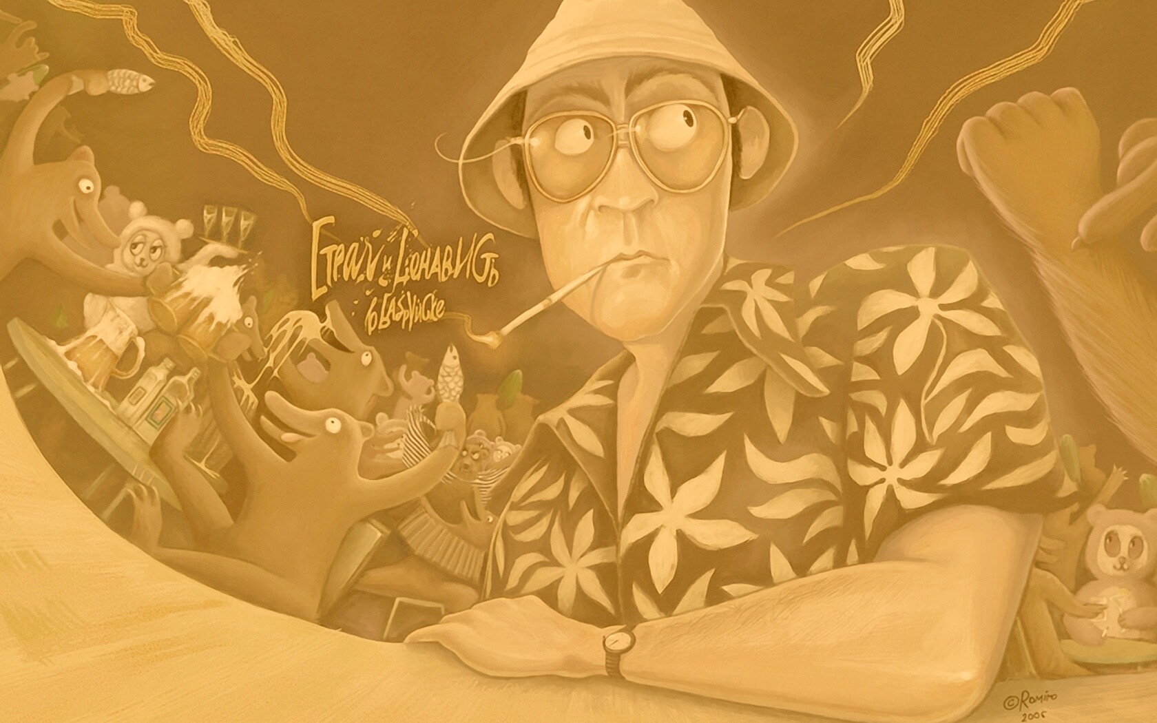 Страх и ненависть в Лас-Вегасе обои