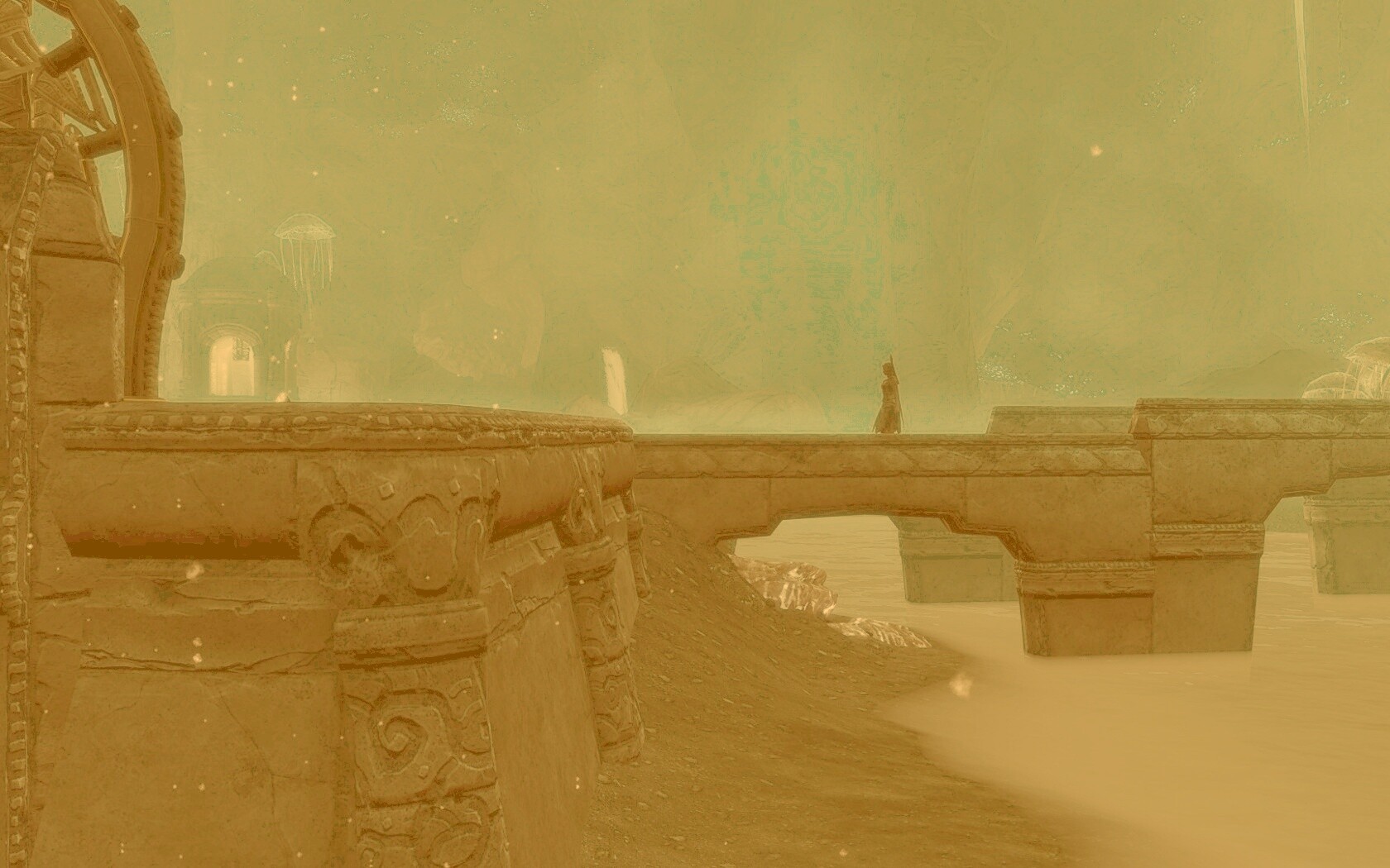 Светящийся путь обои