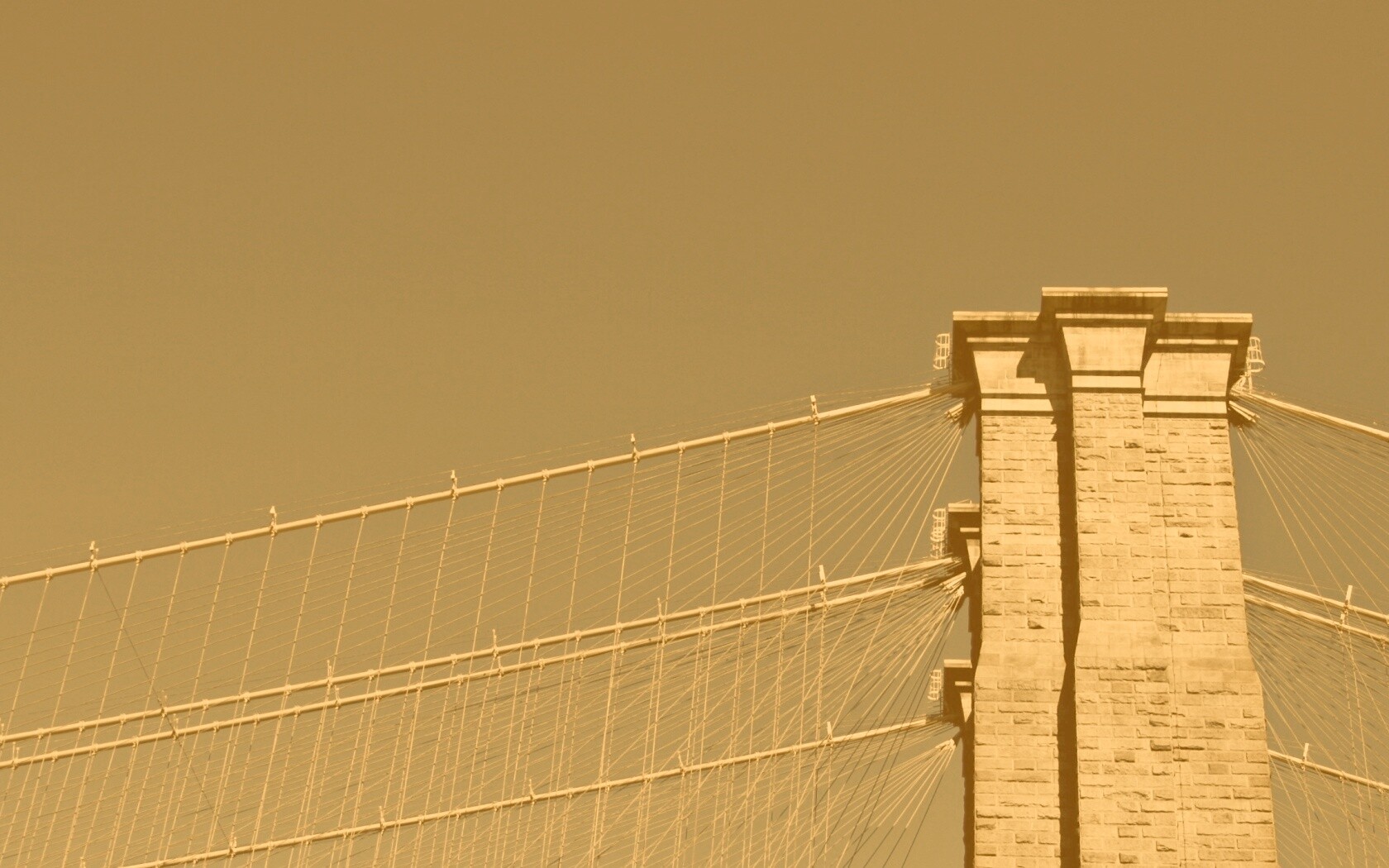 Одна из арок Бруклинского Моста обои