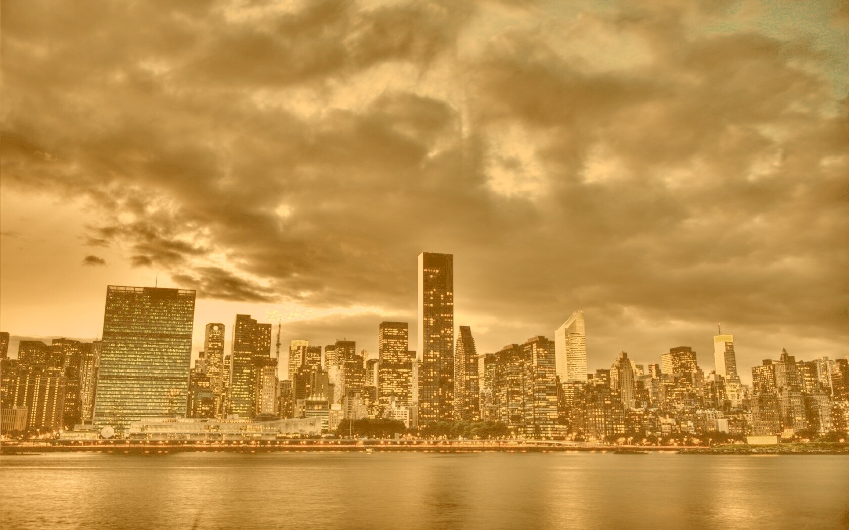 Красивый город обои