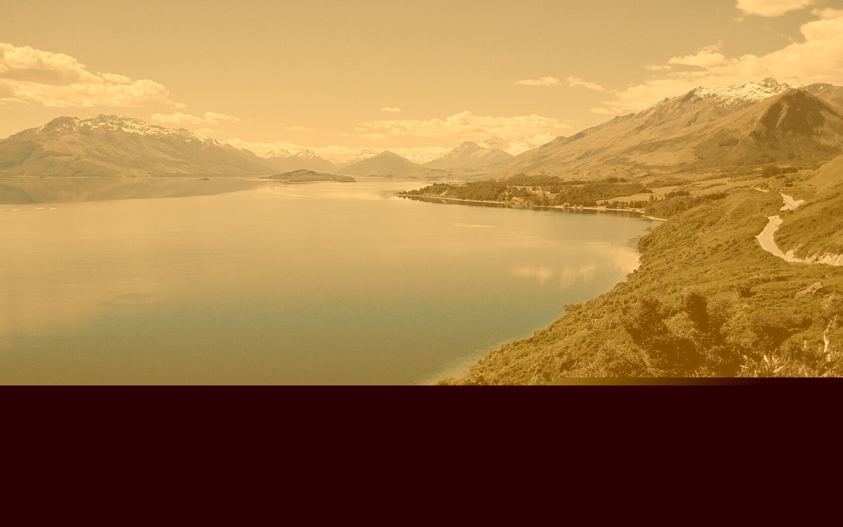 Горное озеро обои