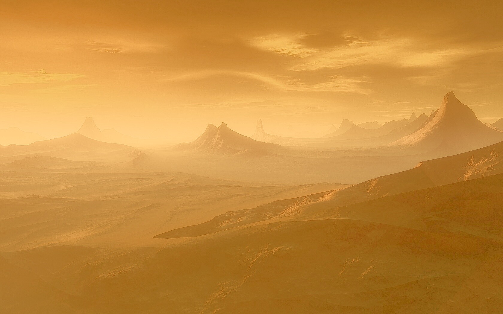 Инопланетный ландшафт обои