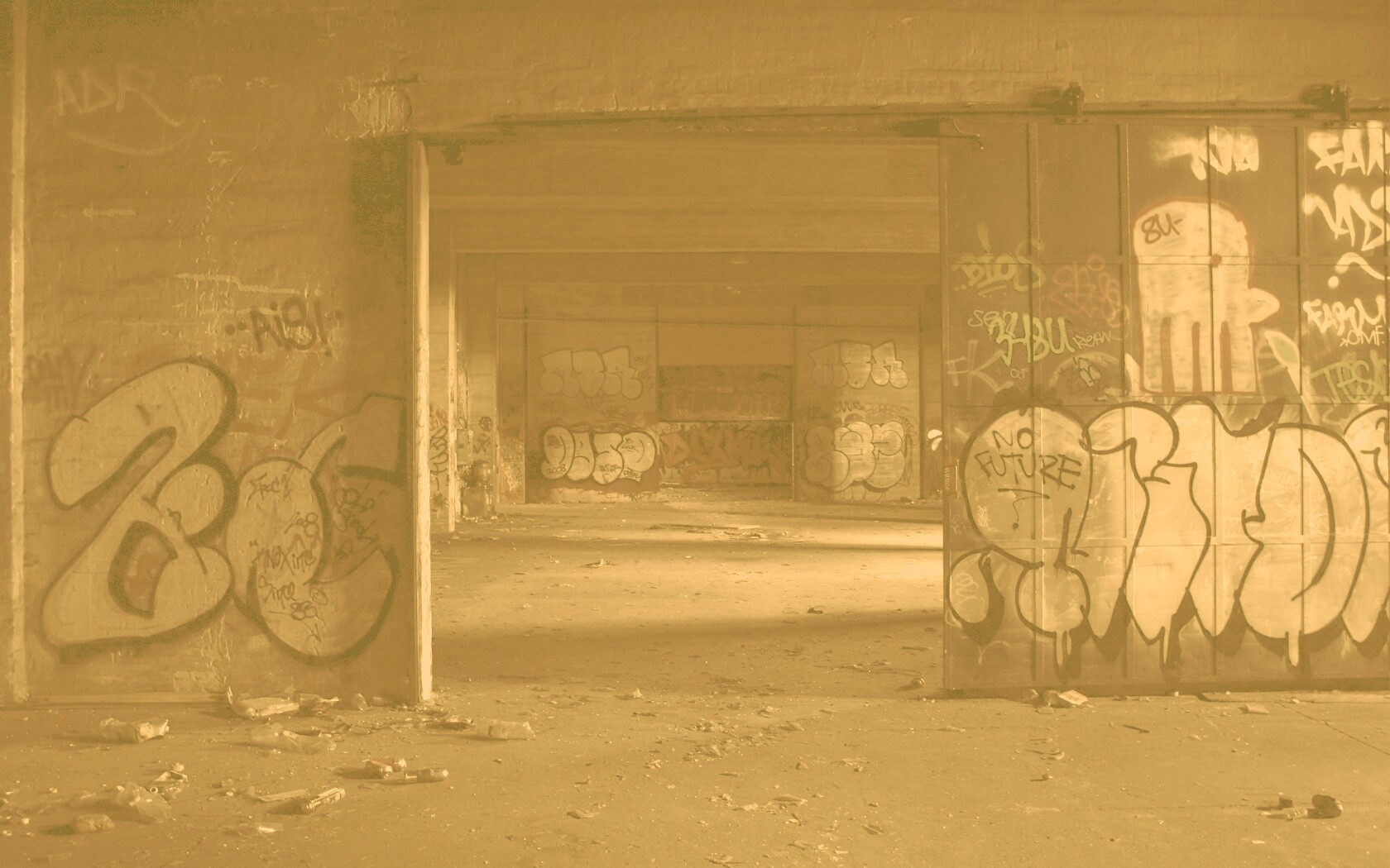 Заброшенное здание обои