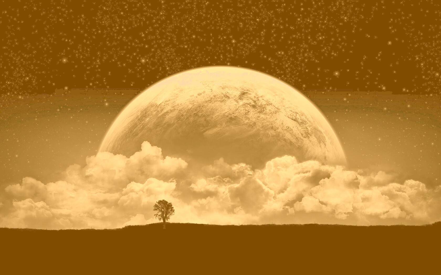 Наедине с вселенной обои