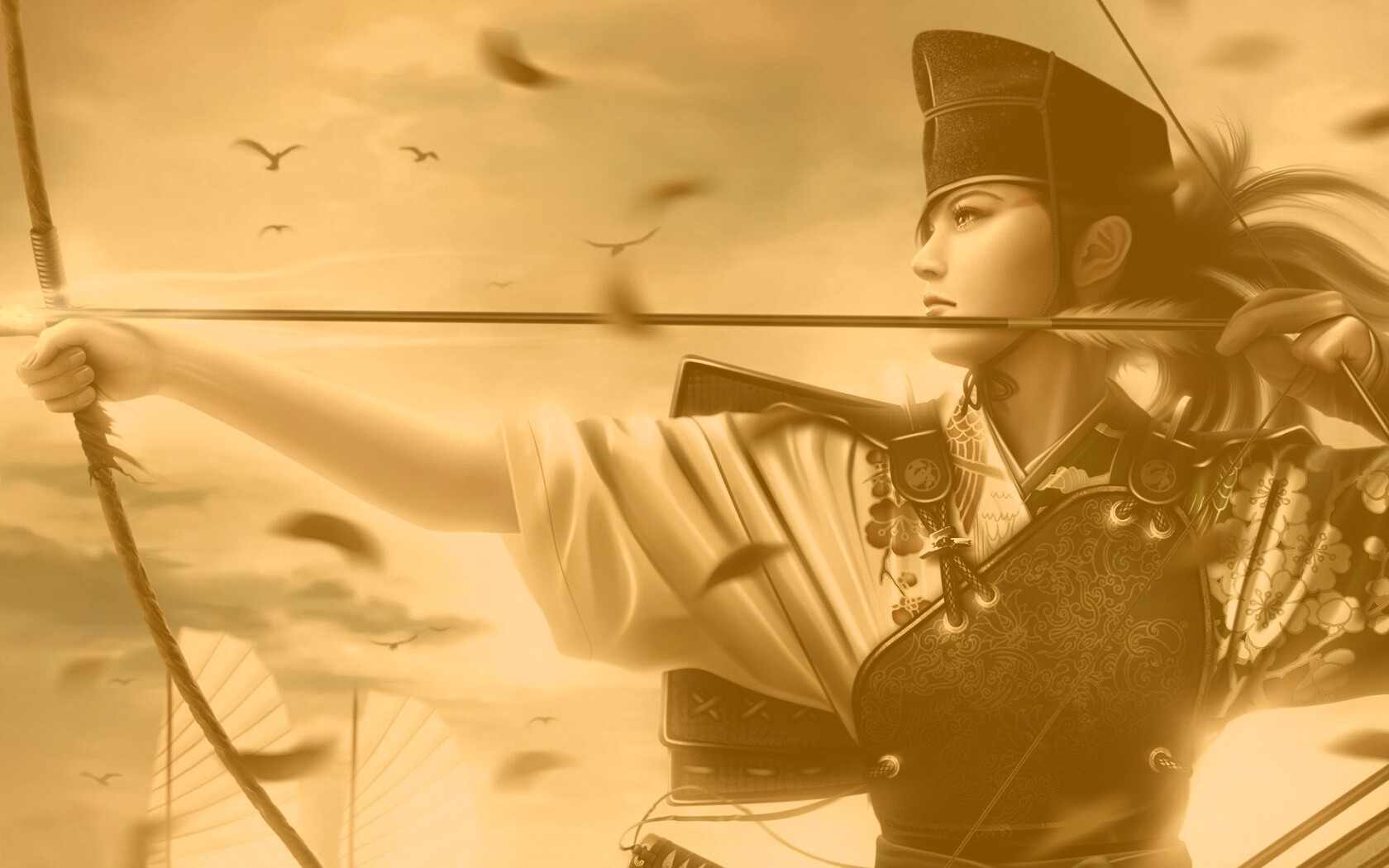 Лучница обои