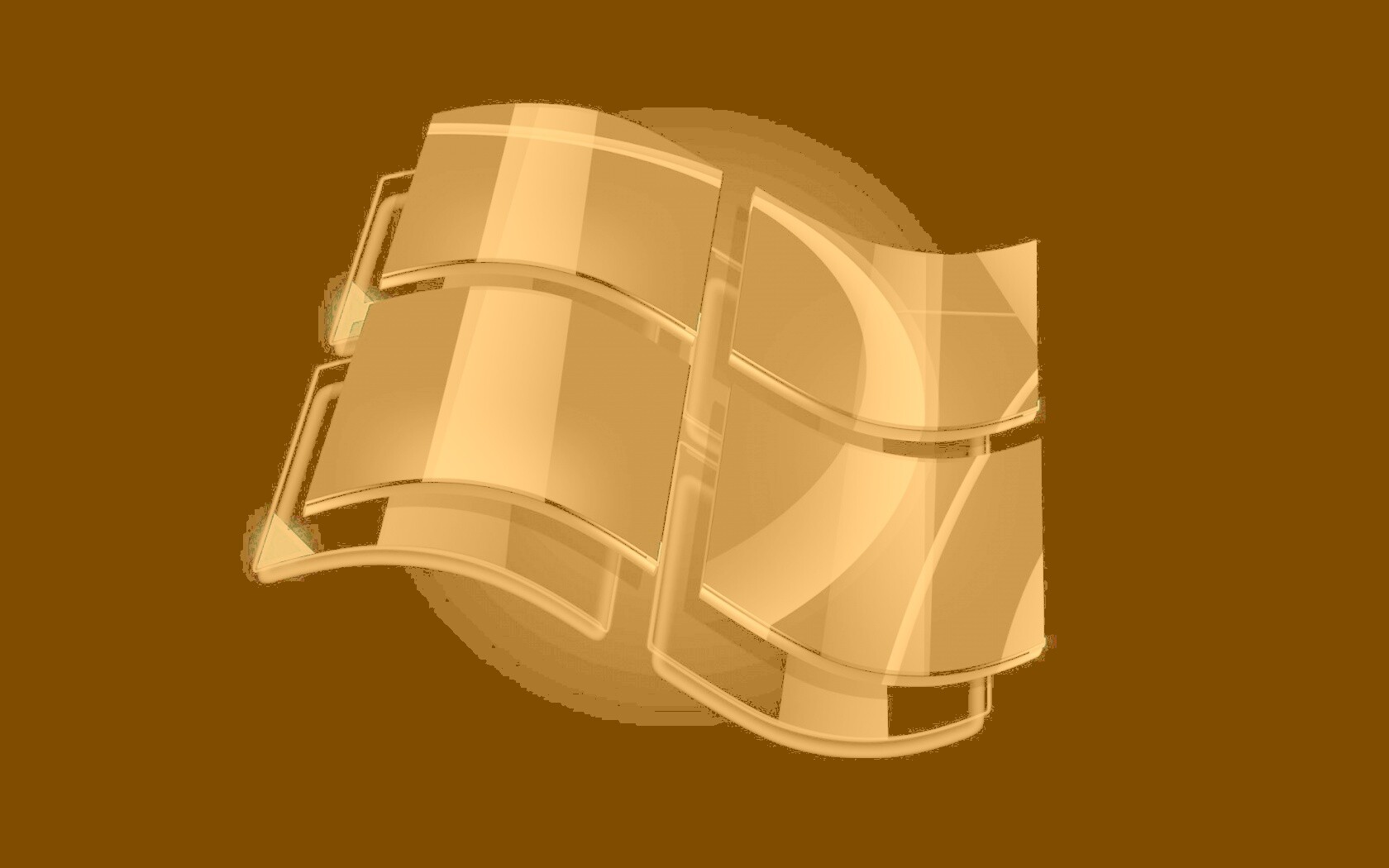 Стеклянный логотип Windows обои
