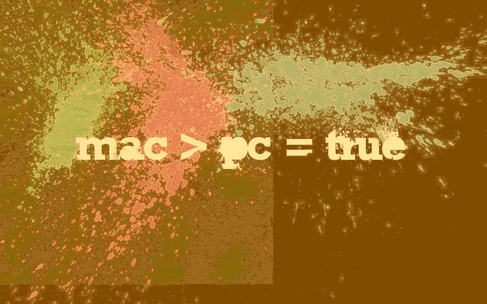 Mac лучше Pc обои