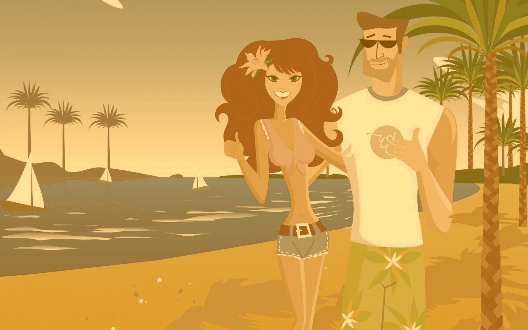 Отпуск на позитиве обои