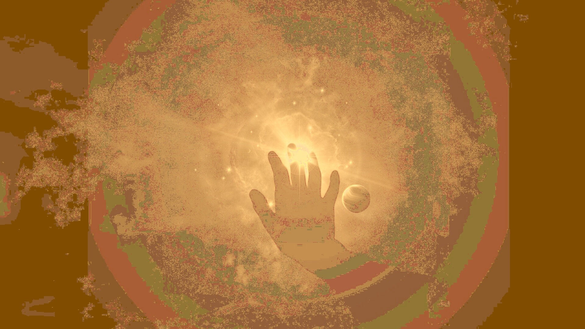 Прикосновение к вселенной обои