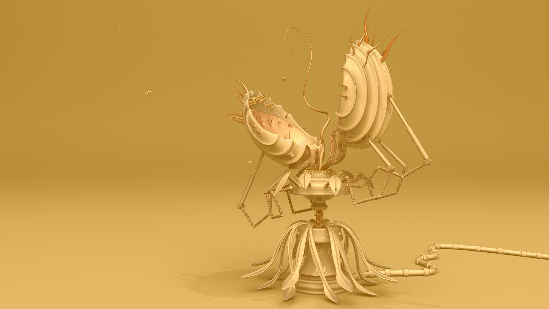 Механическая венерина мухоловка обои