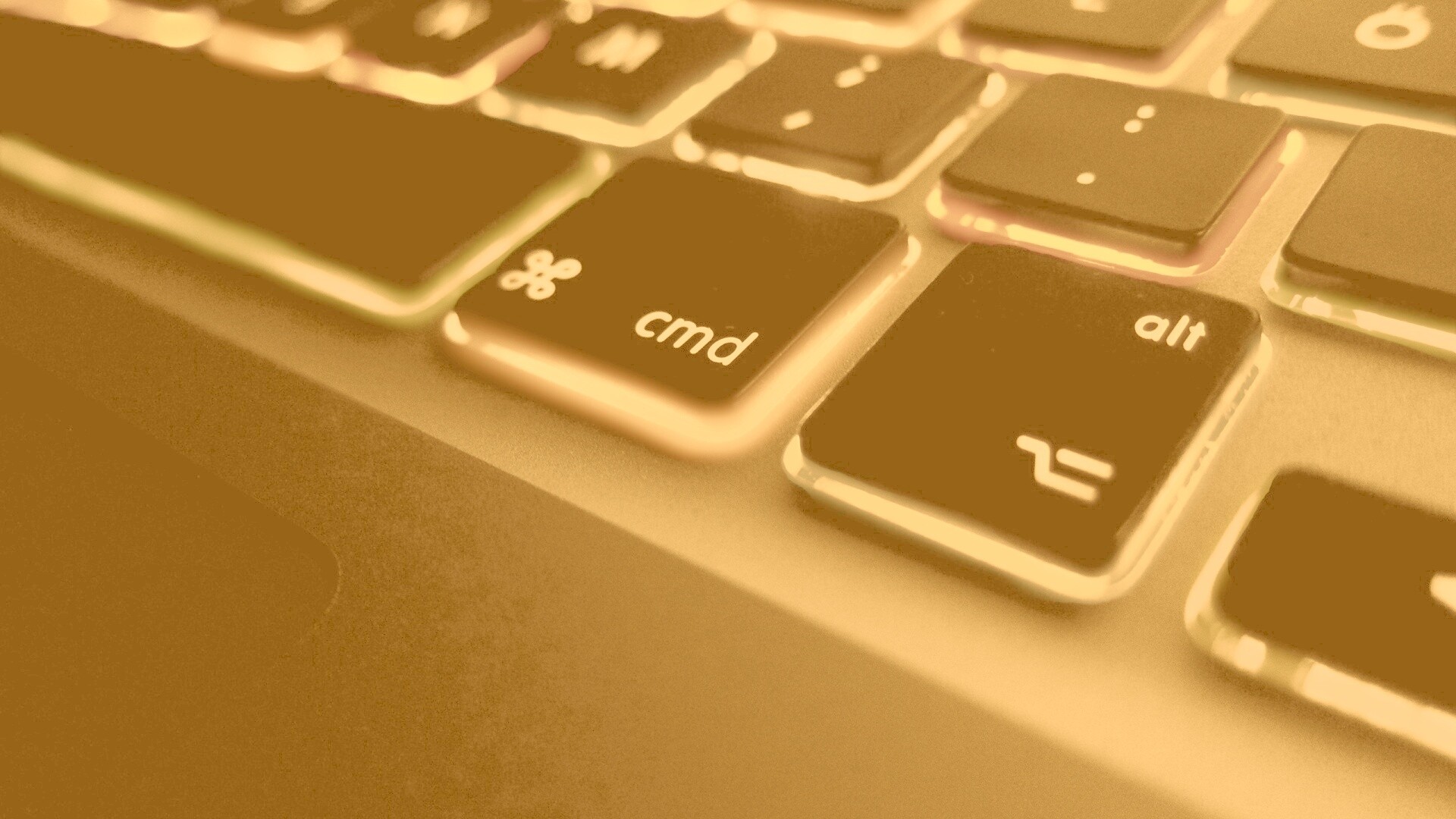 Разноцветная клава макбука обои