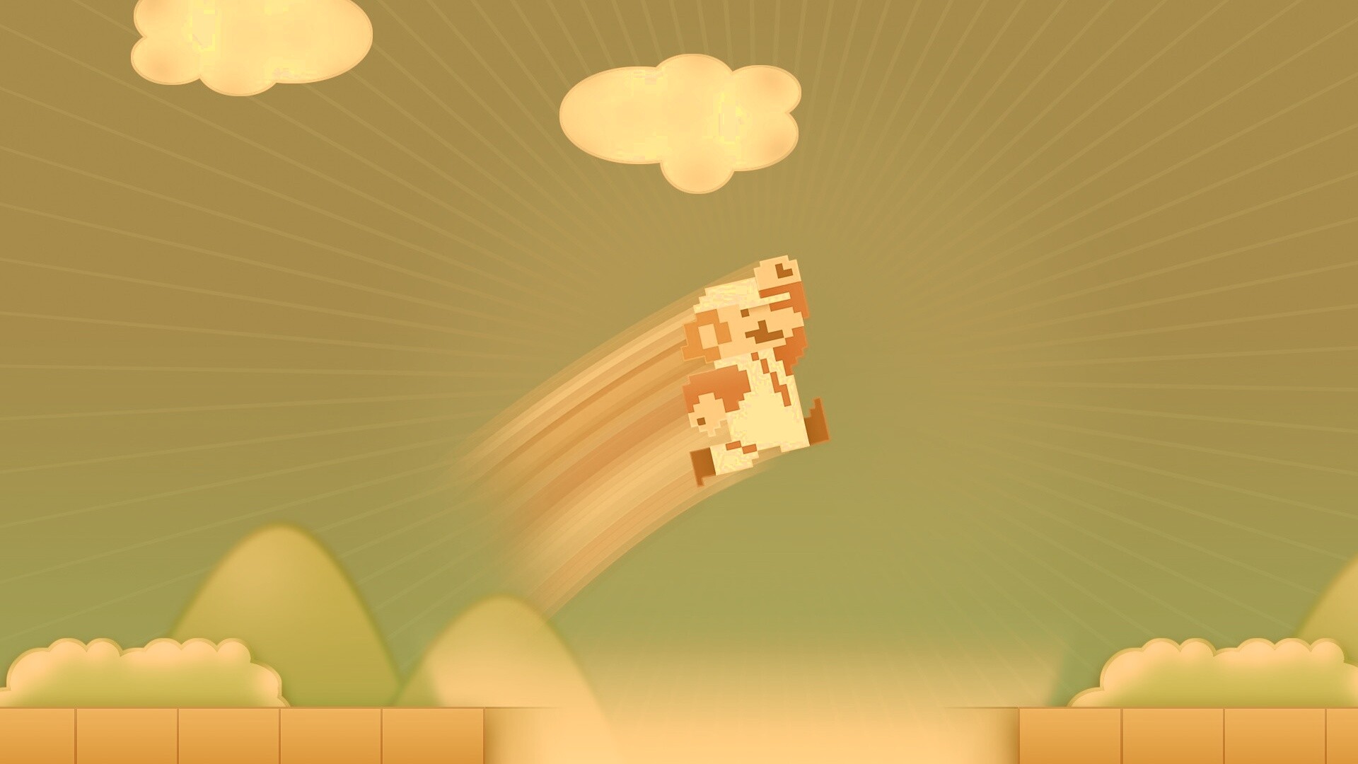 Прыжок Марио обои