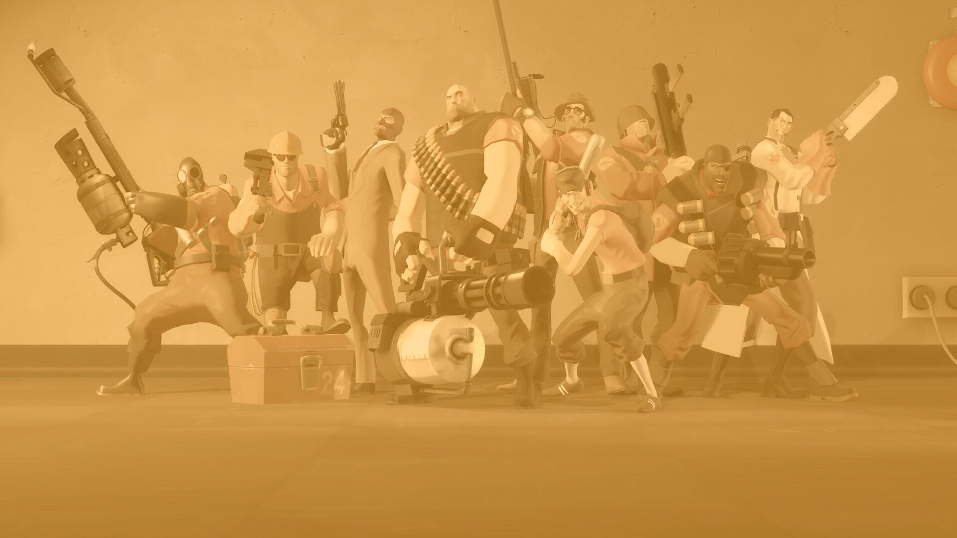 Герои игры Team Fortress 2 обои