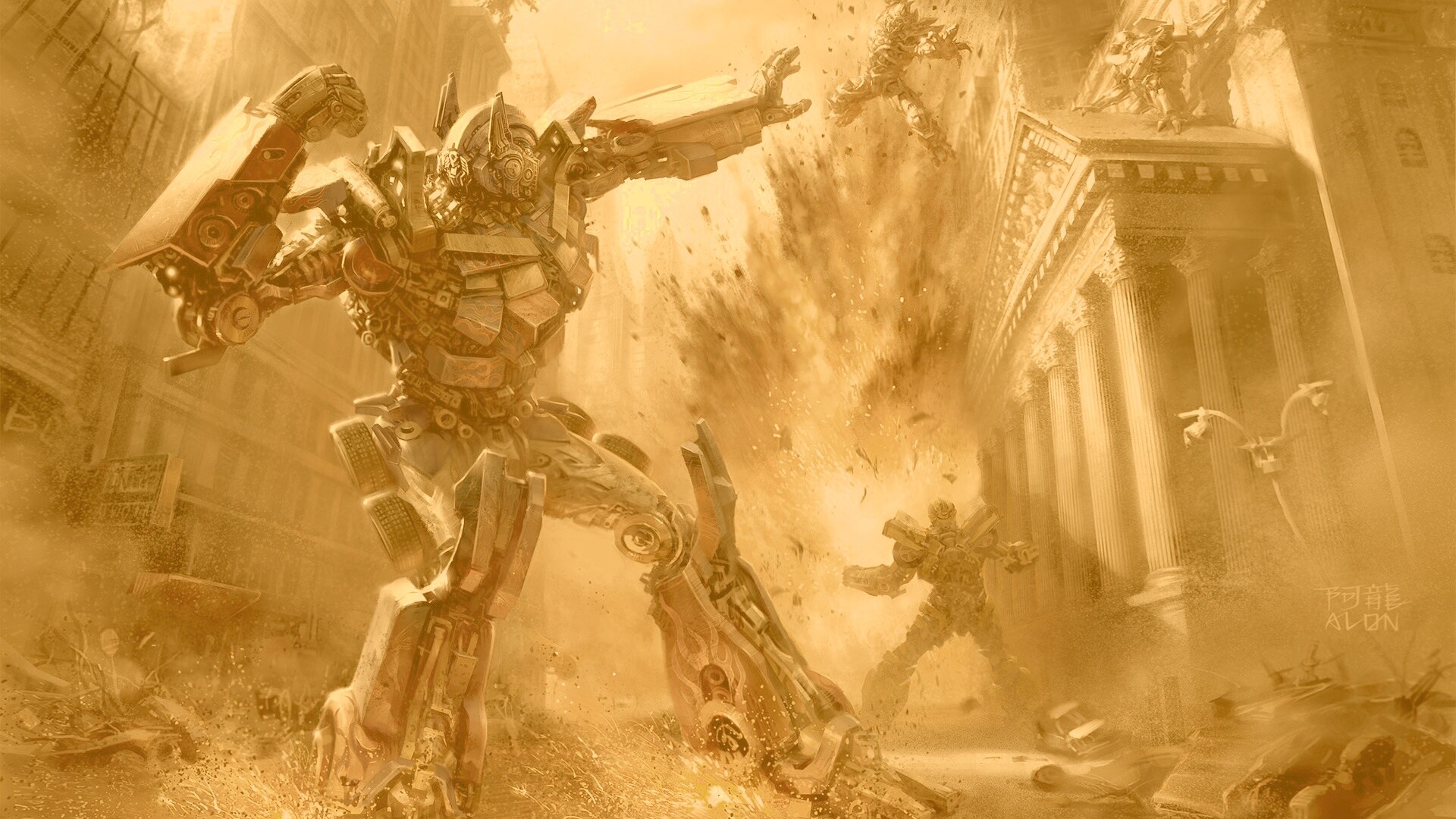 Автоботы против Десептиконов обои