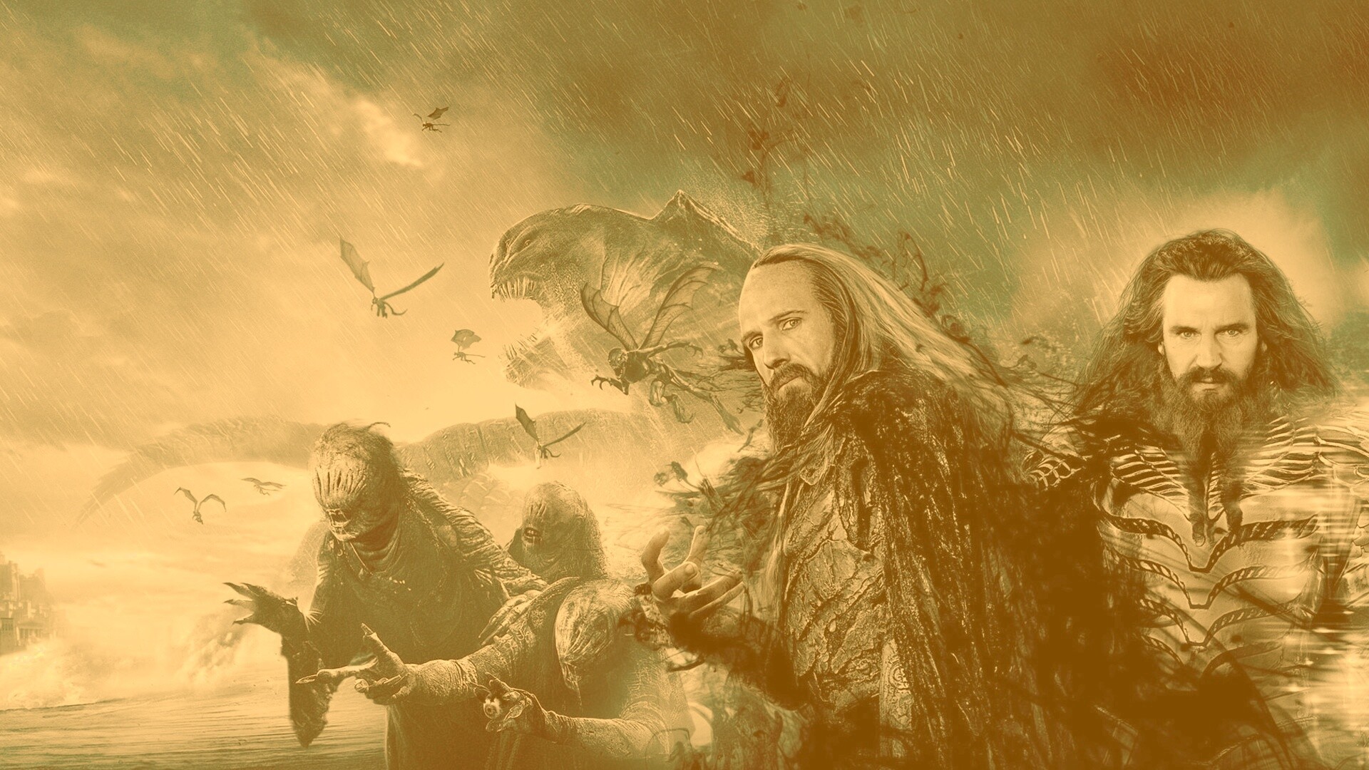 Зевс и Аид из фильма Битва Титанов обои