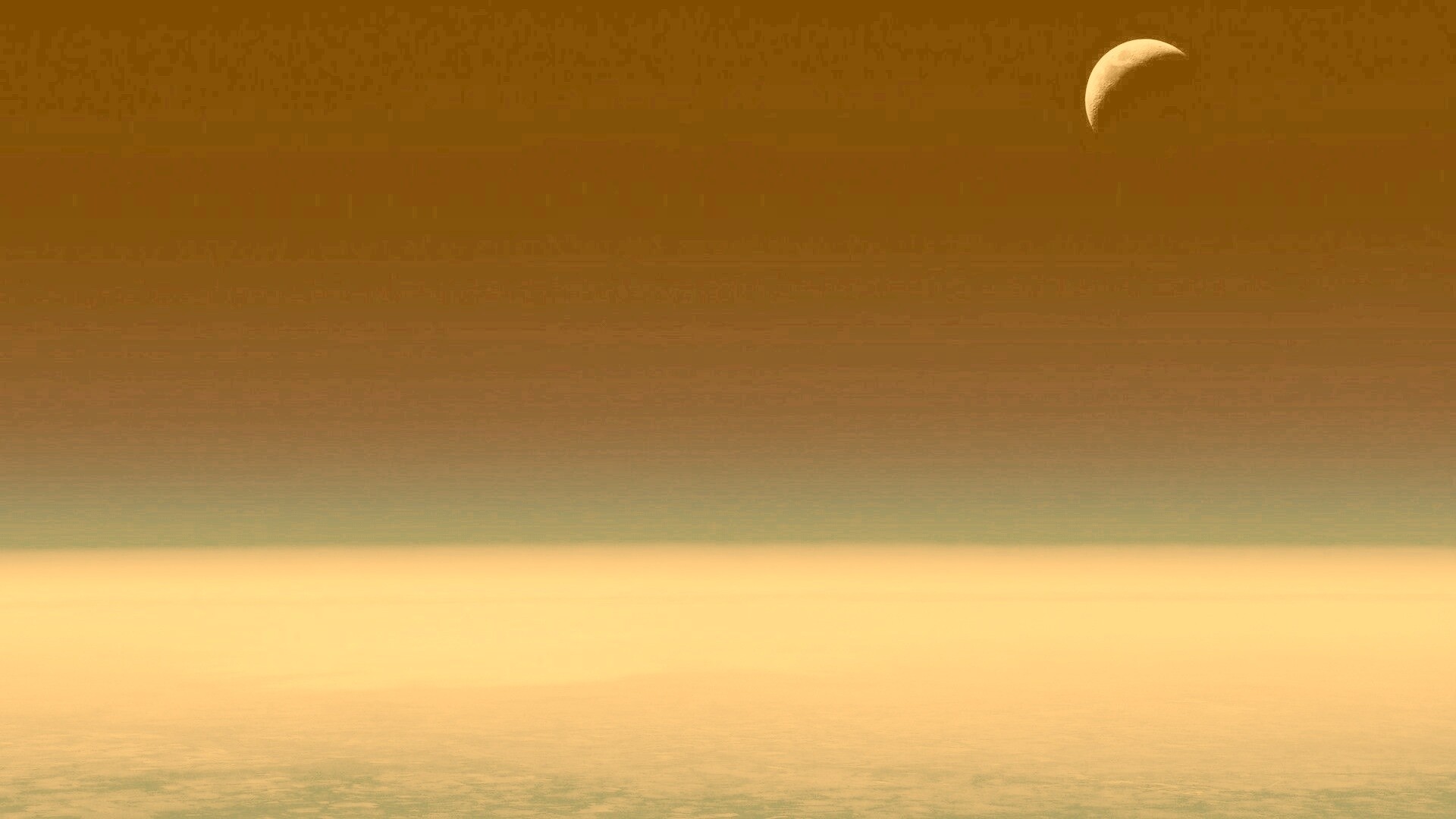 Луна над горизонтом обои