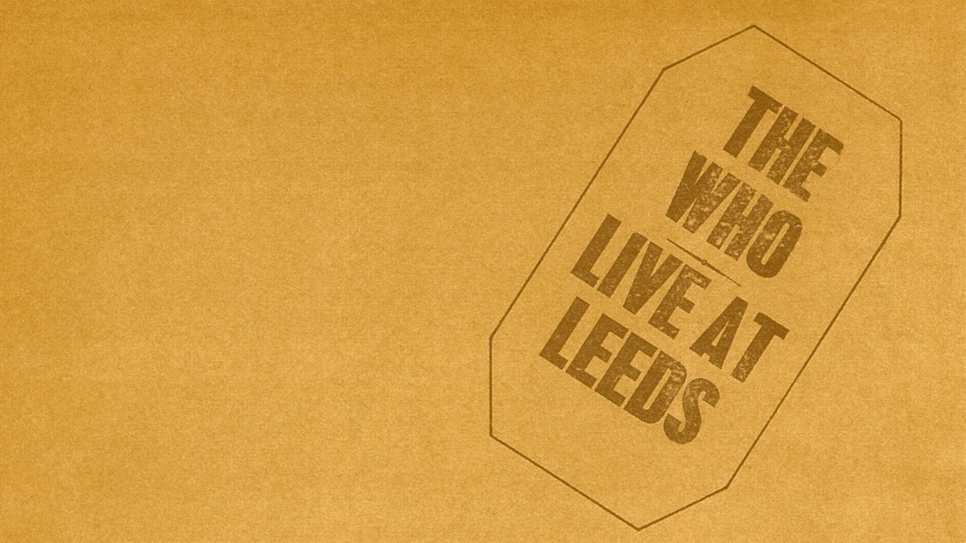 The who live at leeds обои