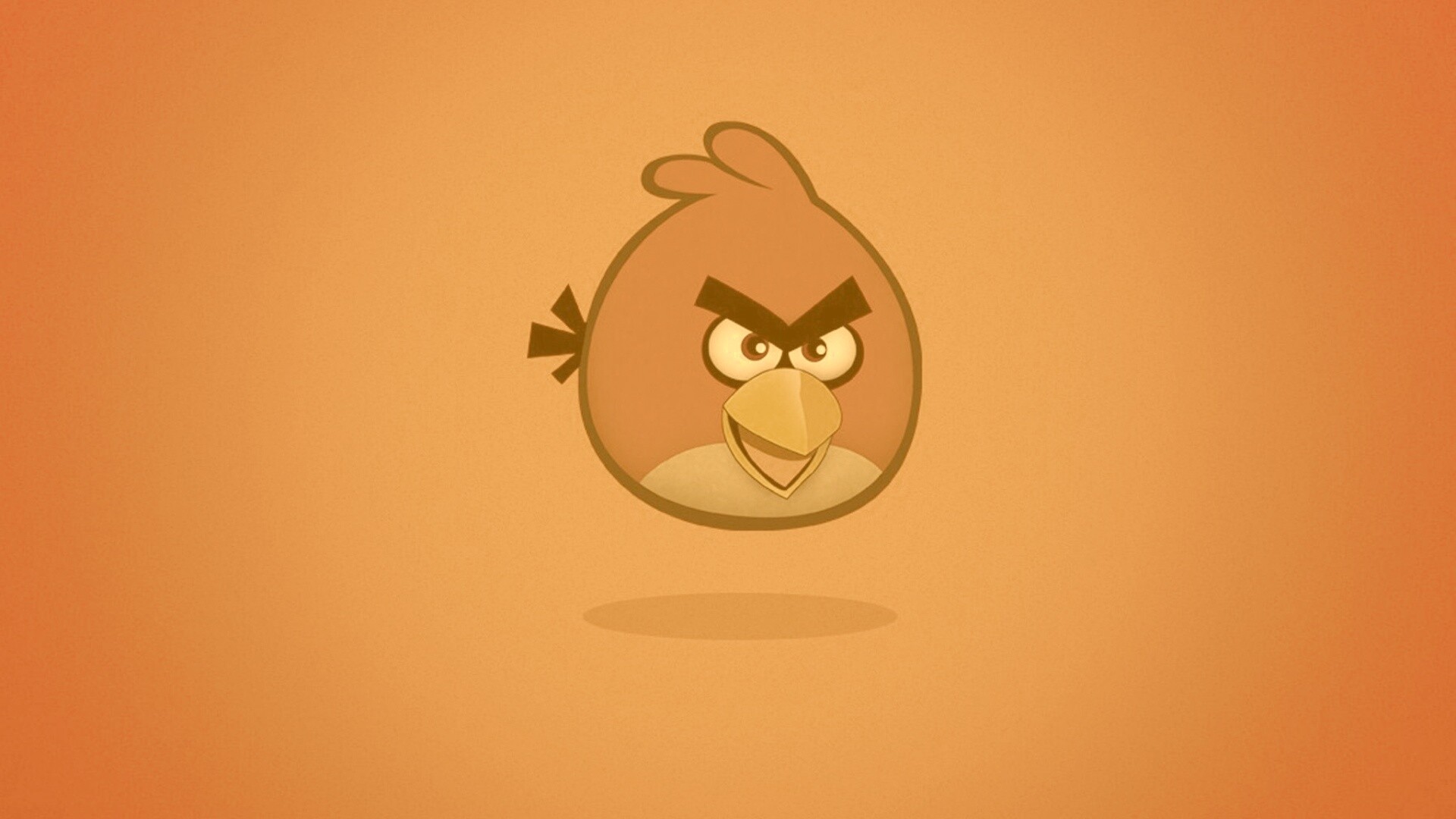 Красная птица из Angry Birds обои